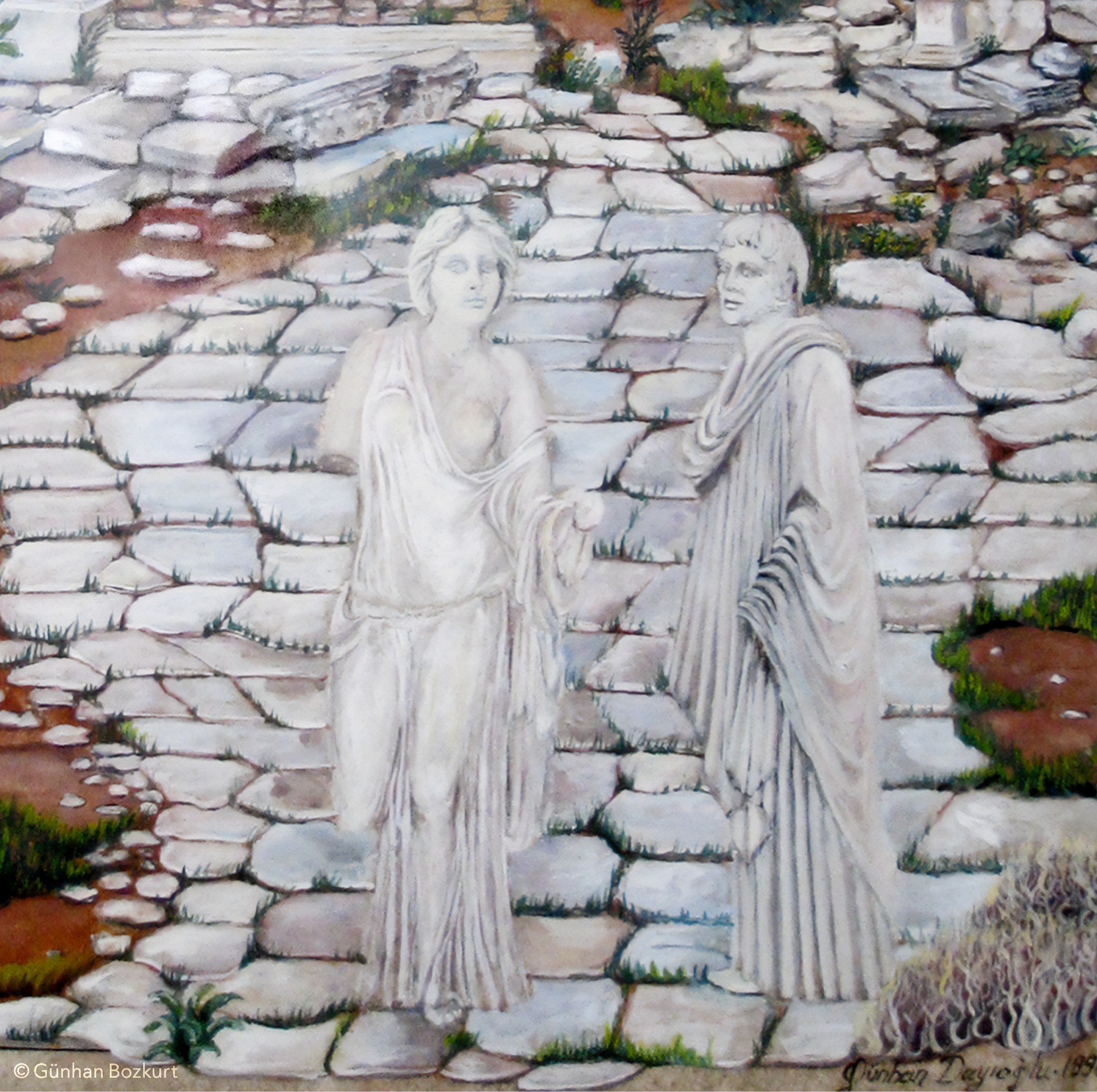 Detail from “Celsus Library, Ephesus”