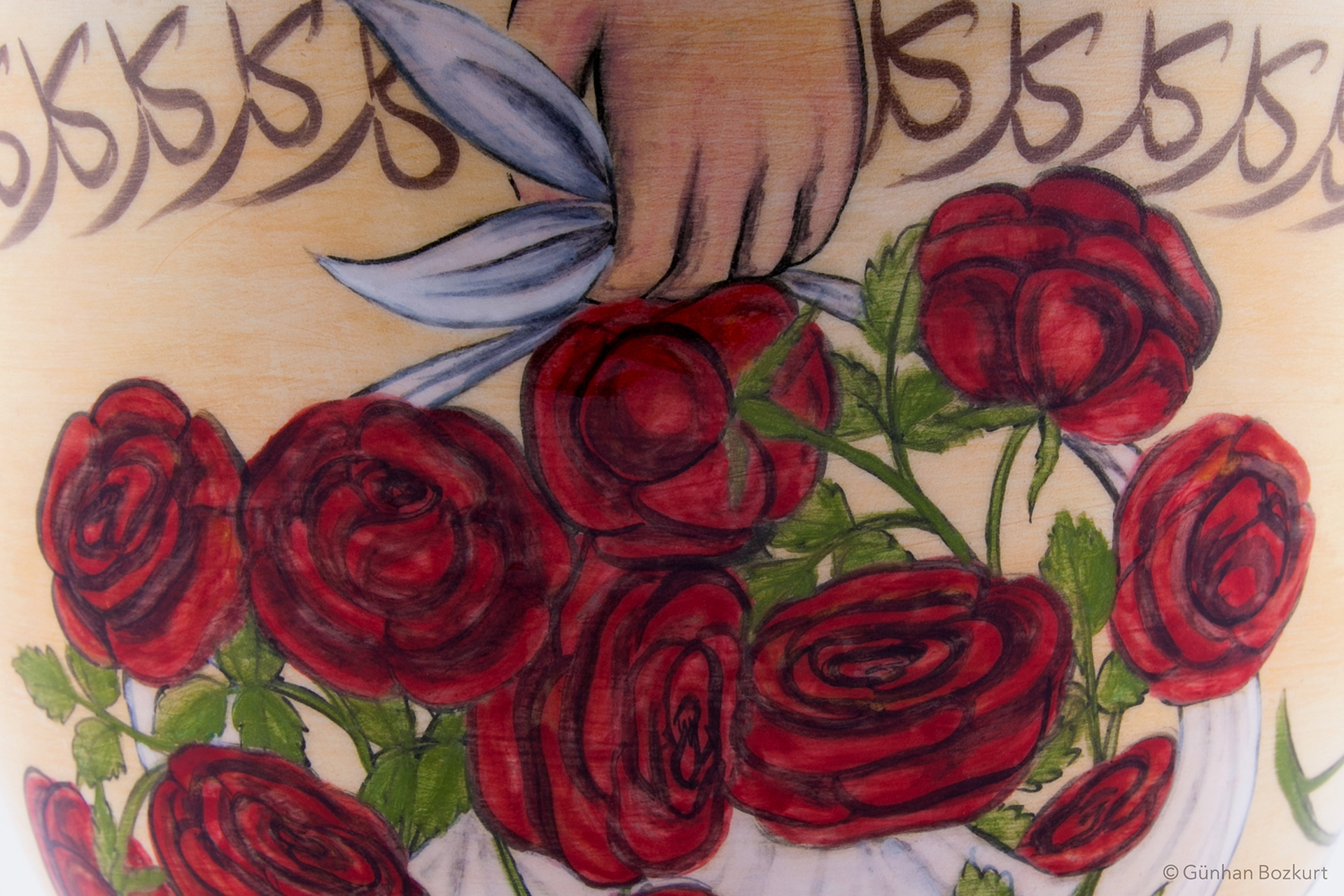 Detail from "Rose Garden"
