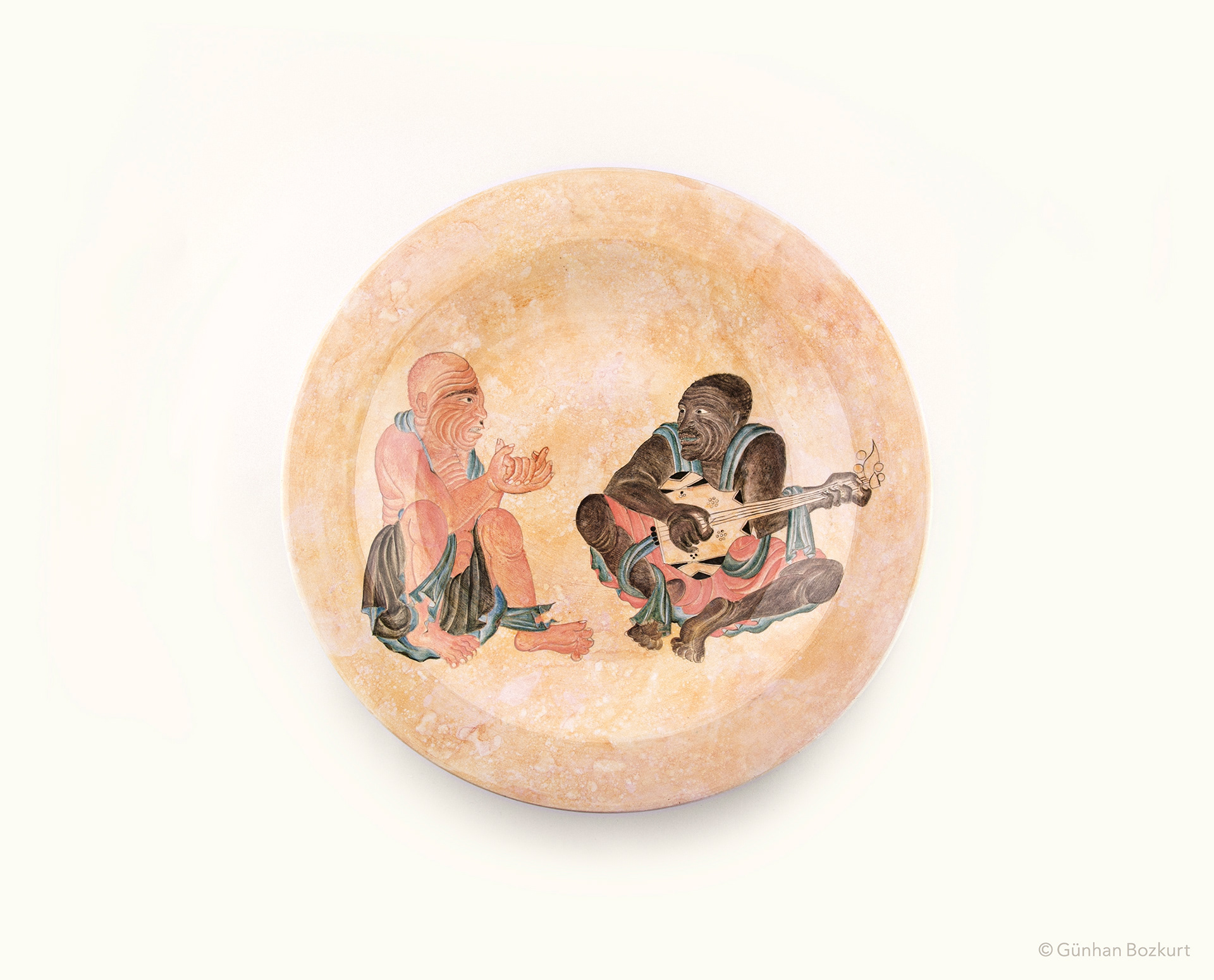 Music Makers / ceramic plate, Ø 40 cm