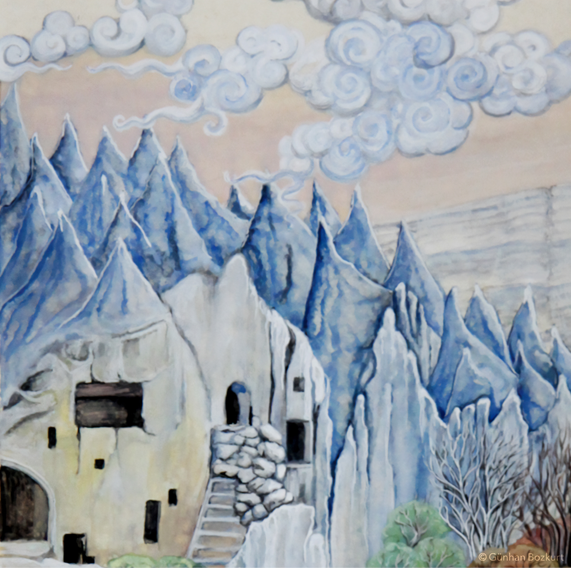 Detail from “Zelve Valley, Cappadocia”