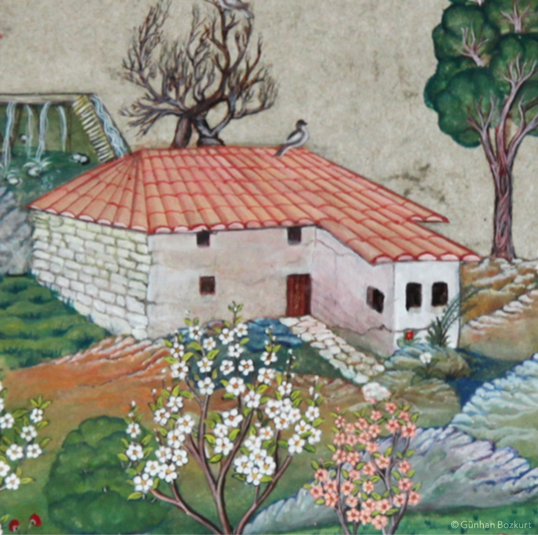 Detail from “Spring in Aksu”