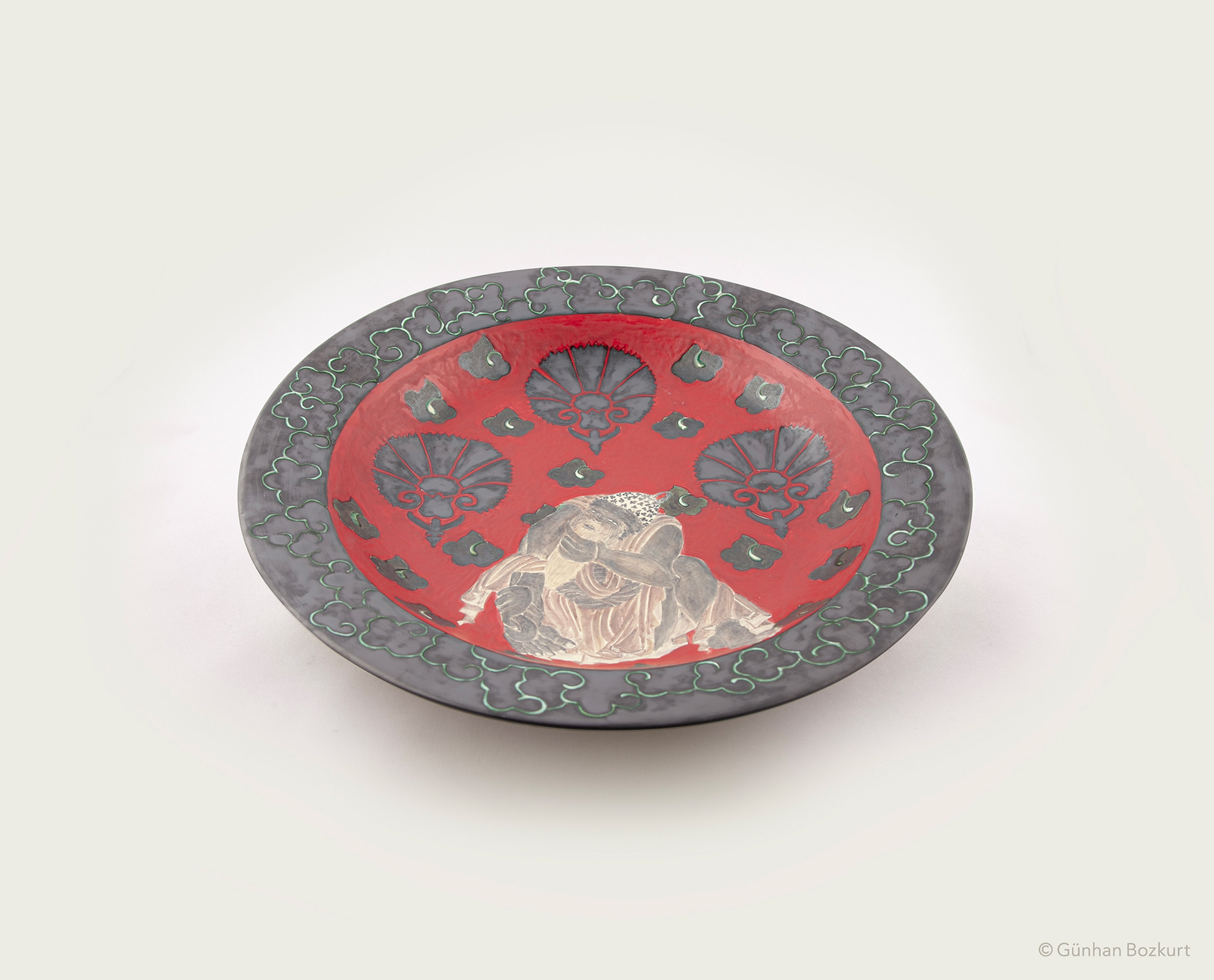 Sitting Giant / Plate, Ø 40 cm