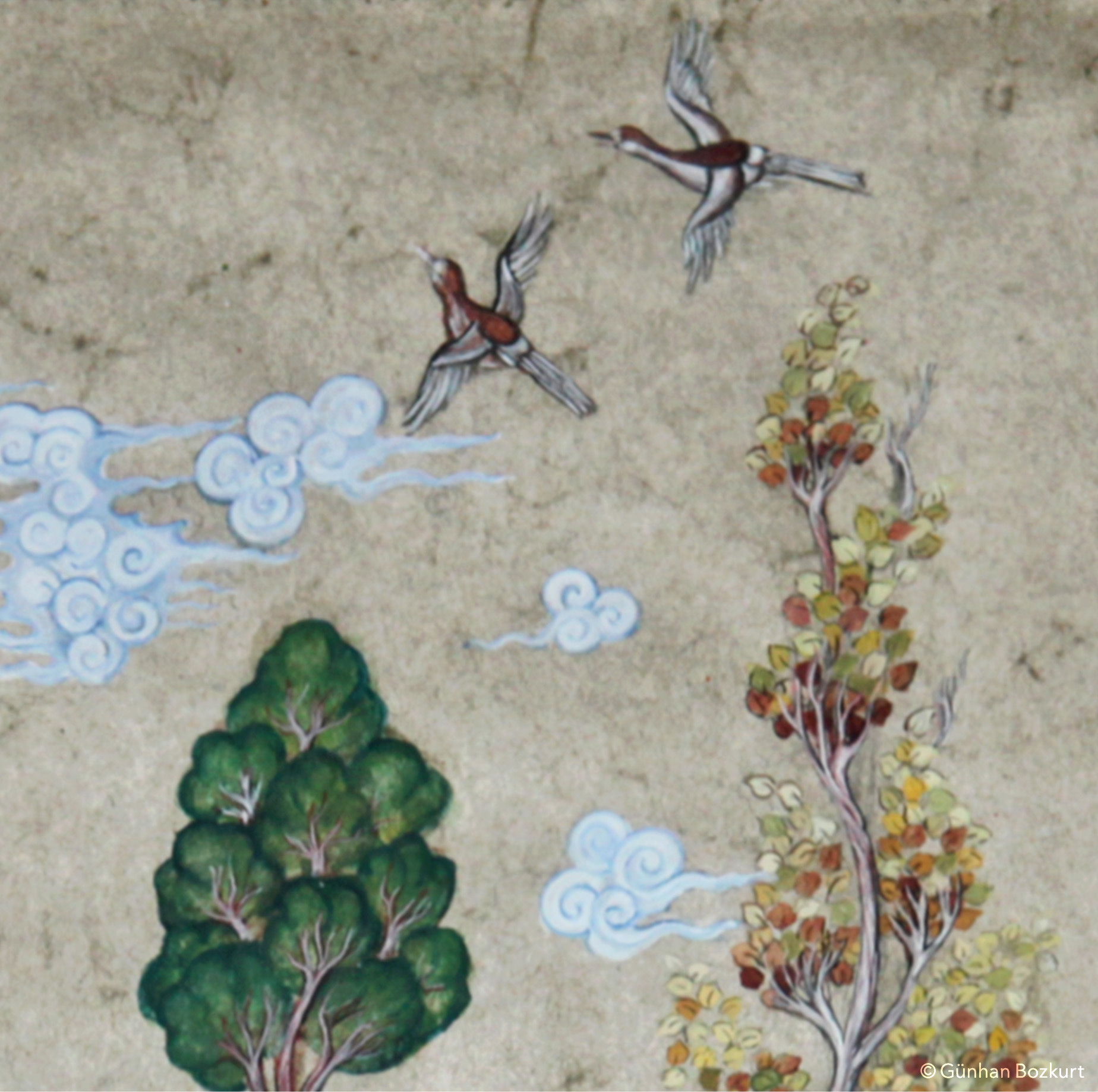 Detail from “Spring in Aksu”