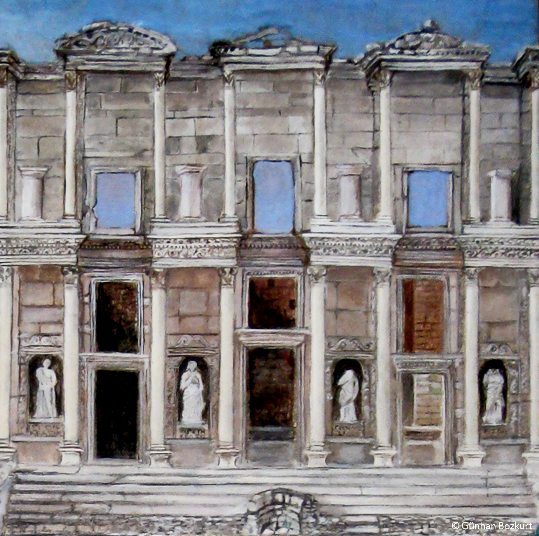 Detail from “Celsus Library, Ephesus”