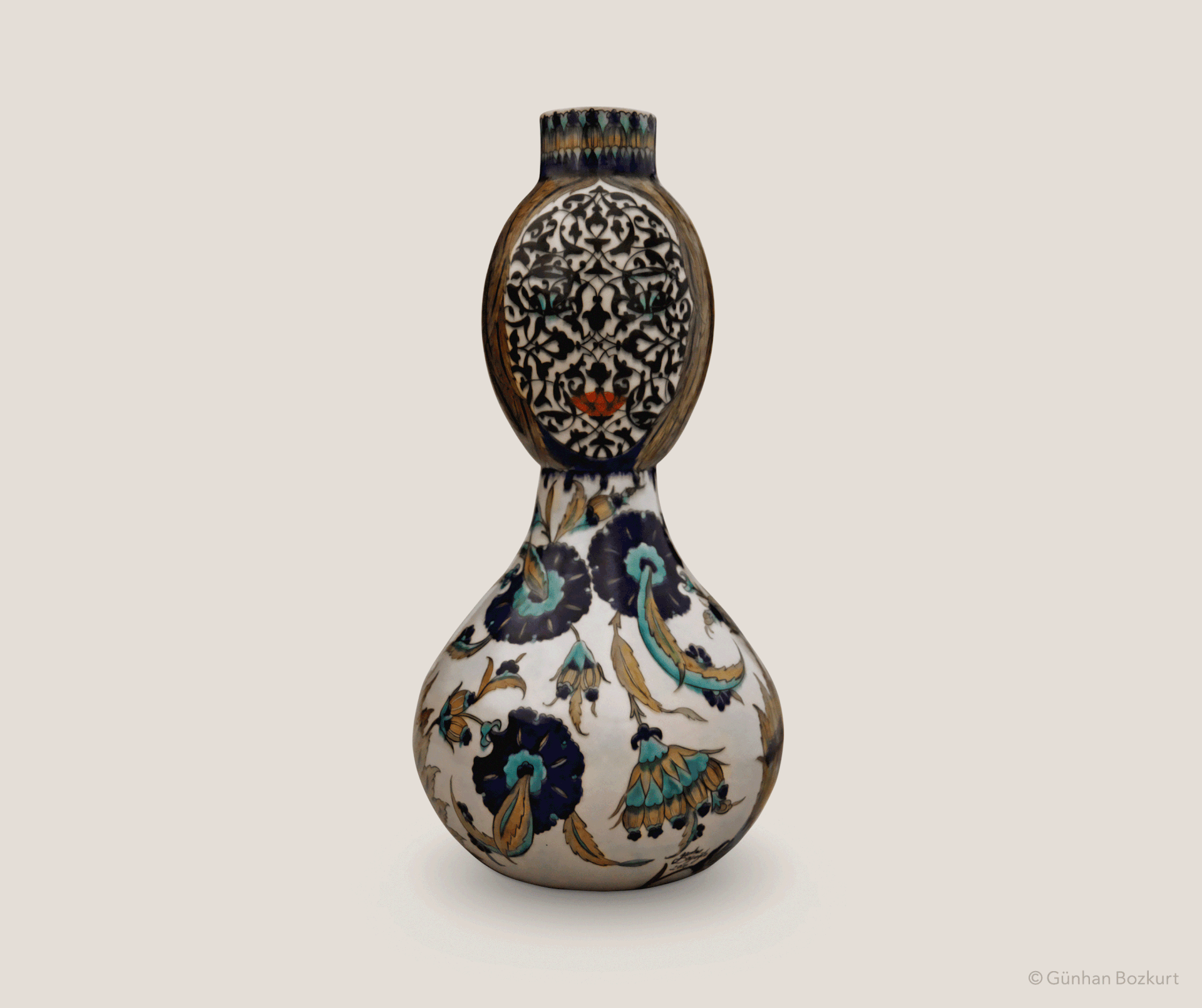 Reed Sultan / ceramic vase, h. 60 cm