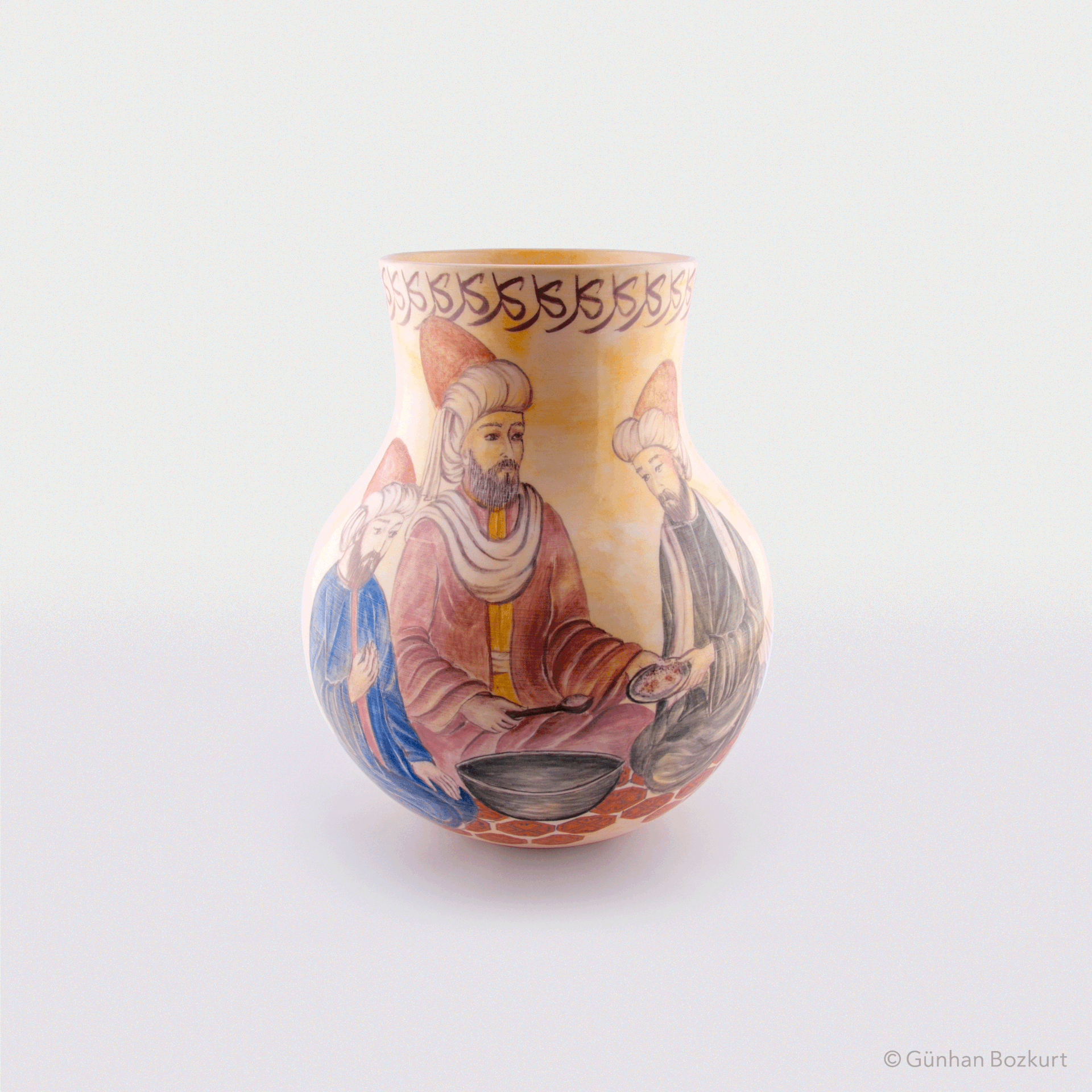 The Blessing of Rumi / vase, Ø 28 cm, h. 31 cm
