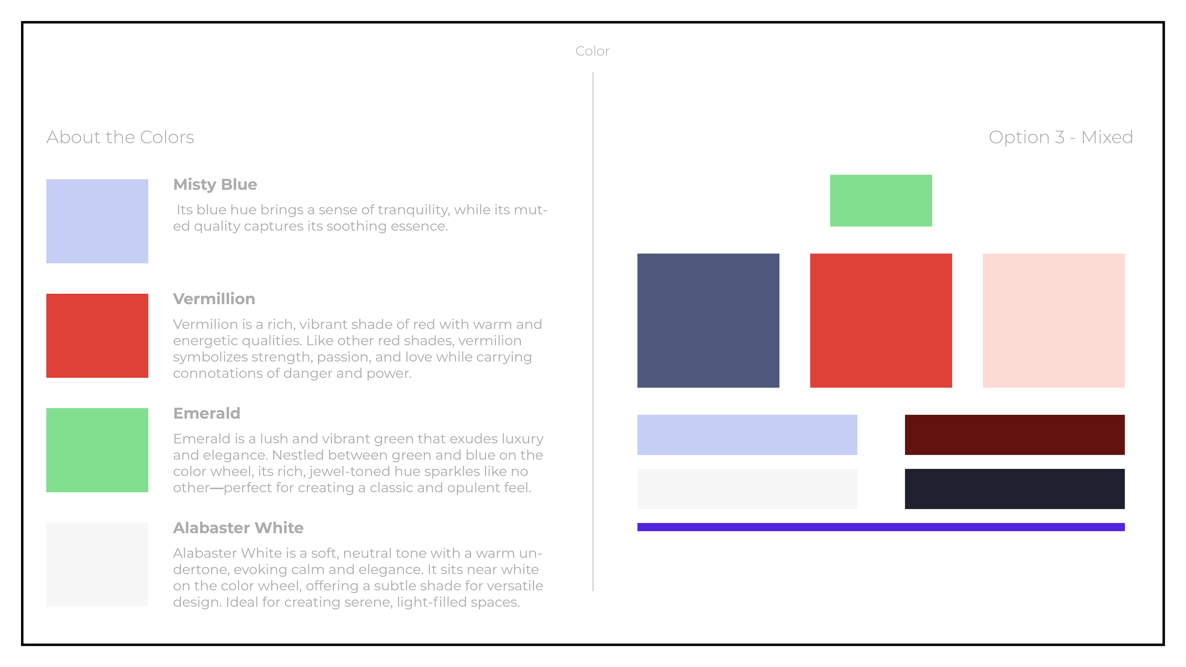 Descriptions adapted from "Color Meanings" via figma.com/colors/