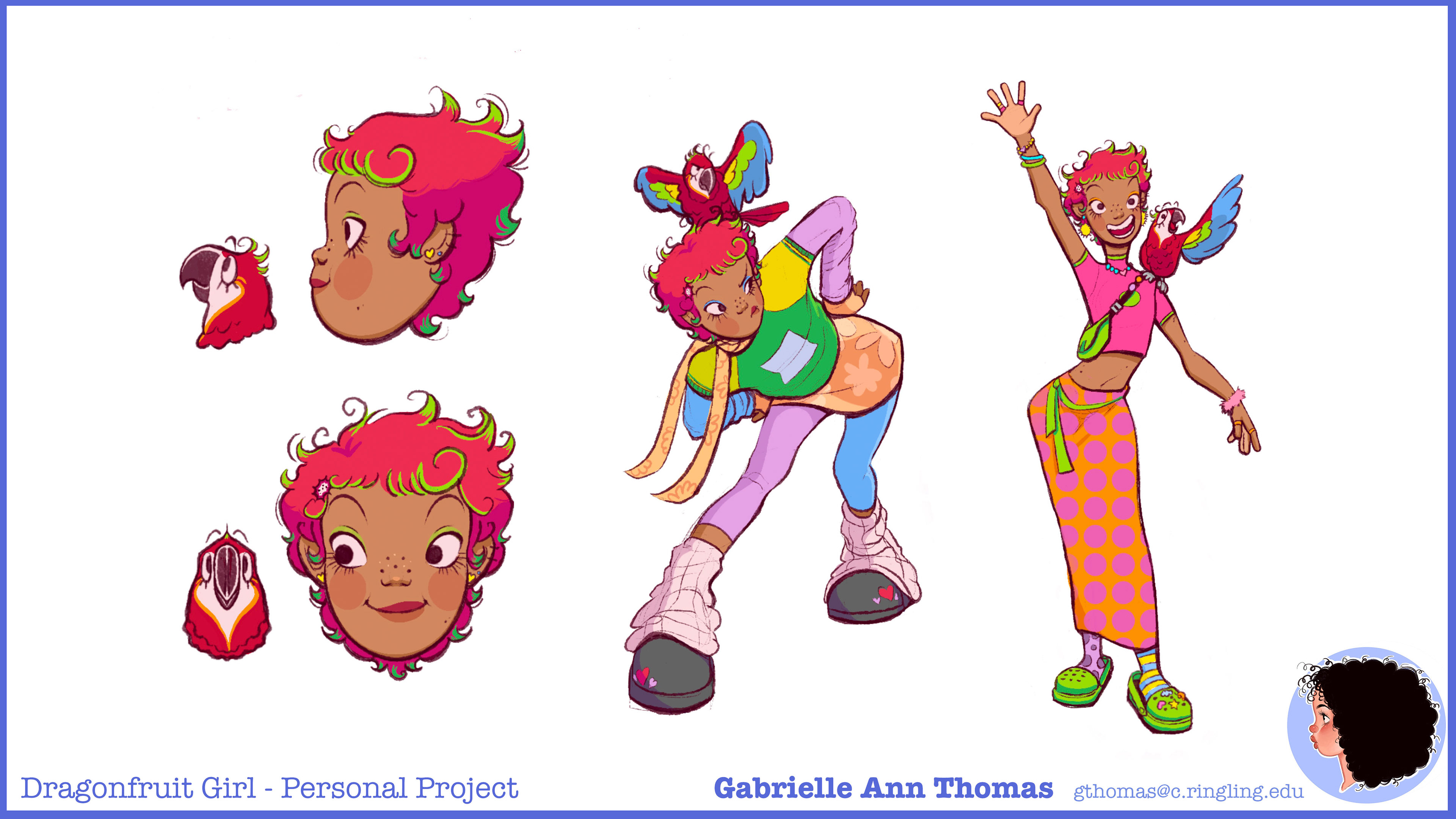 Gabrielle Thomas - Character Design