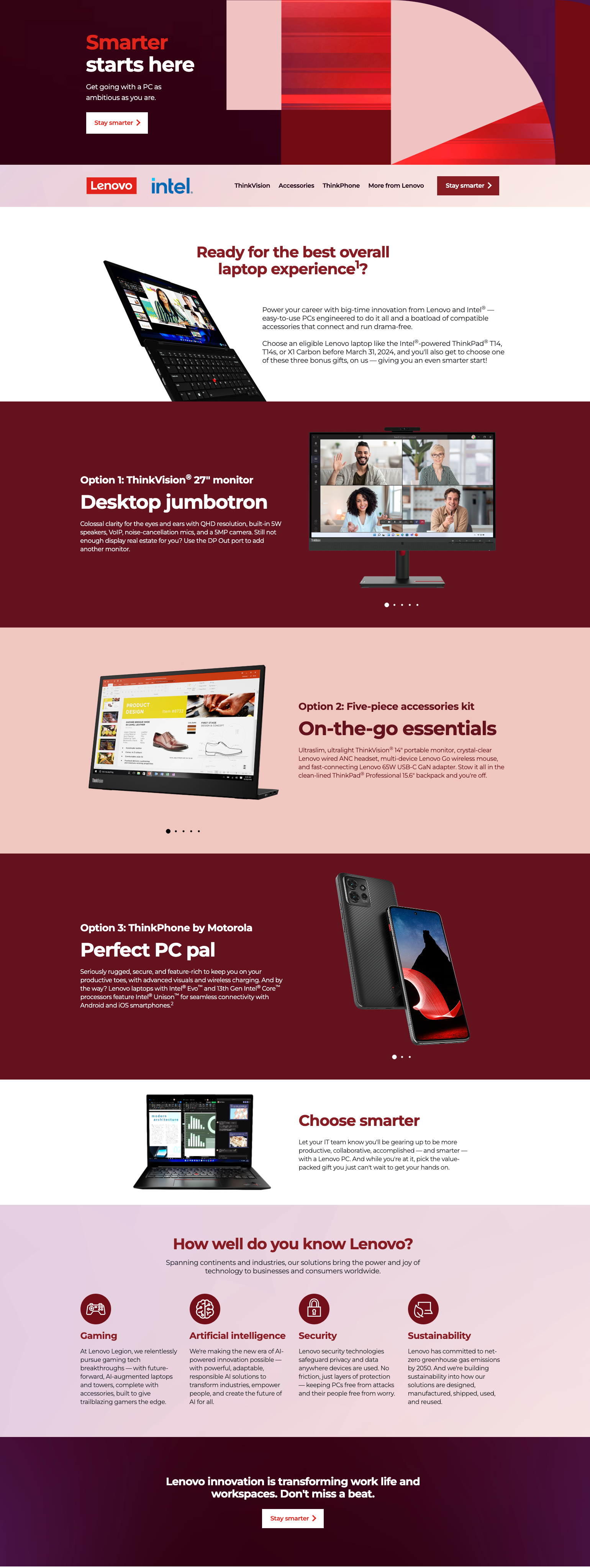 CYOD Landing Page