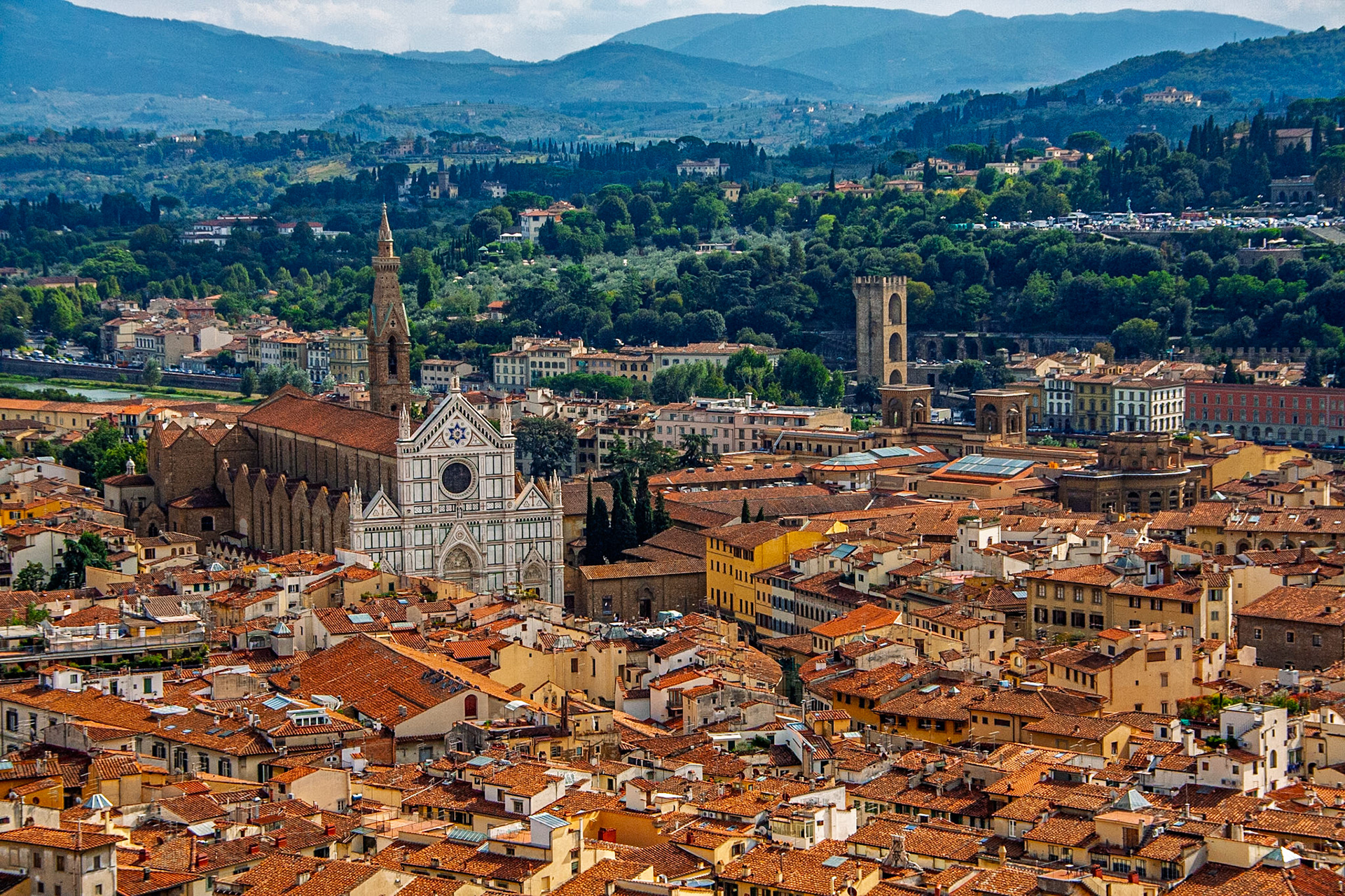 From the top of the dome in Florence