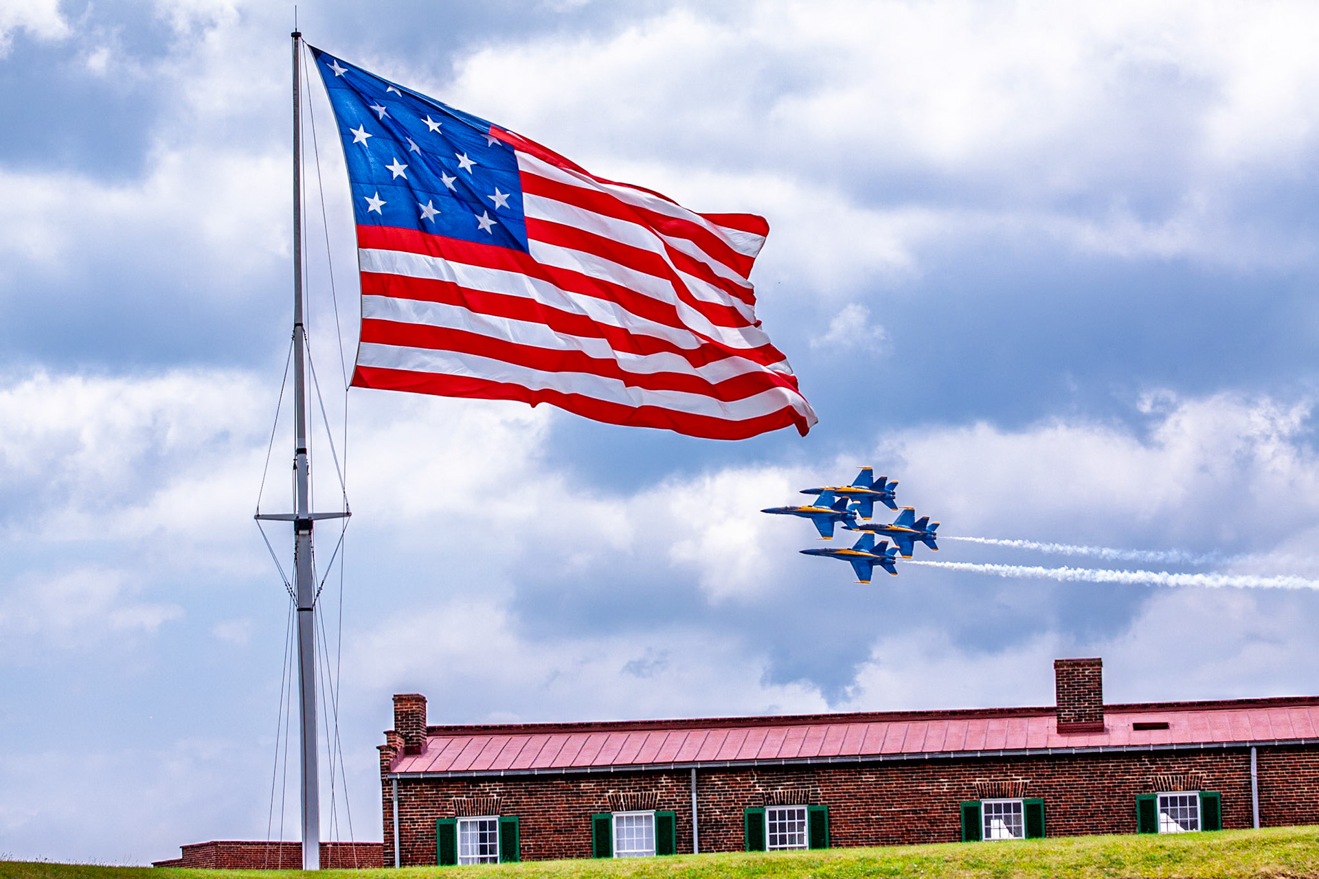 Blue Angels over Fort McHenry