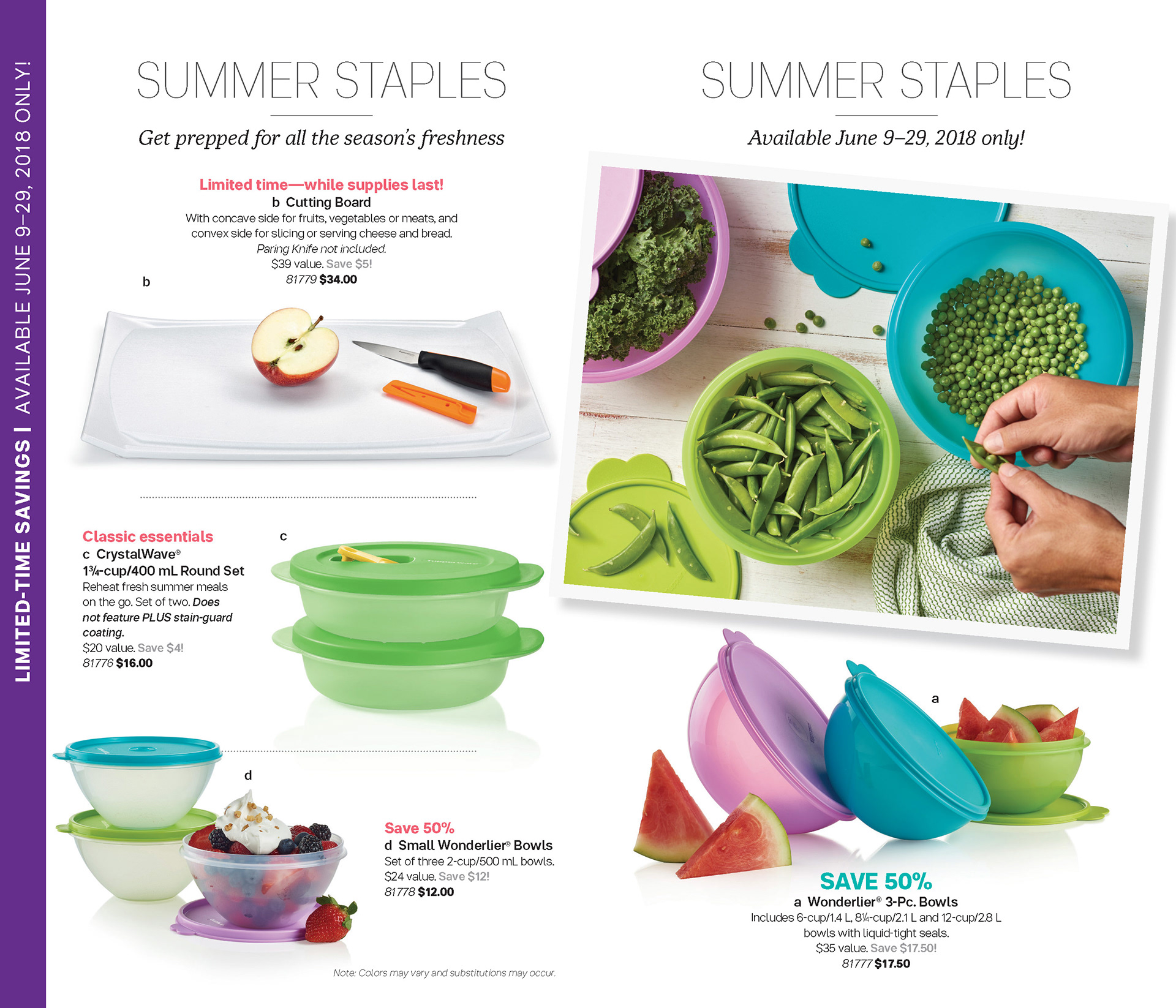 June's Tupperware Sale!! #tupperware #tupperwarewithChristyLynn #summe