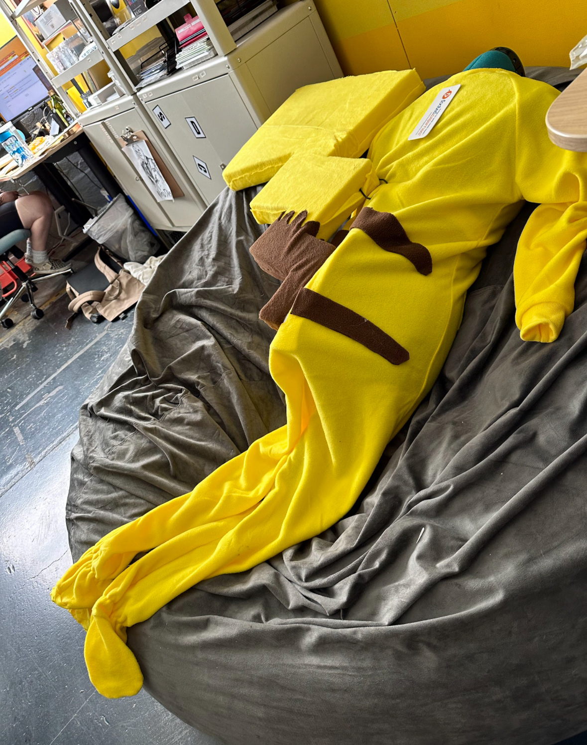 Pikachu Costume progress
