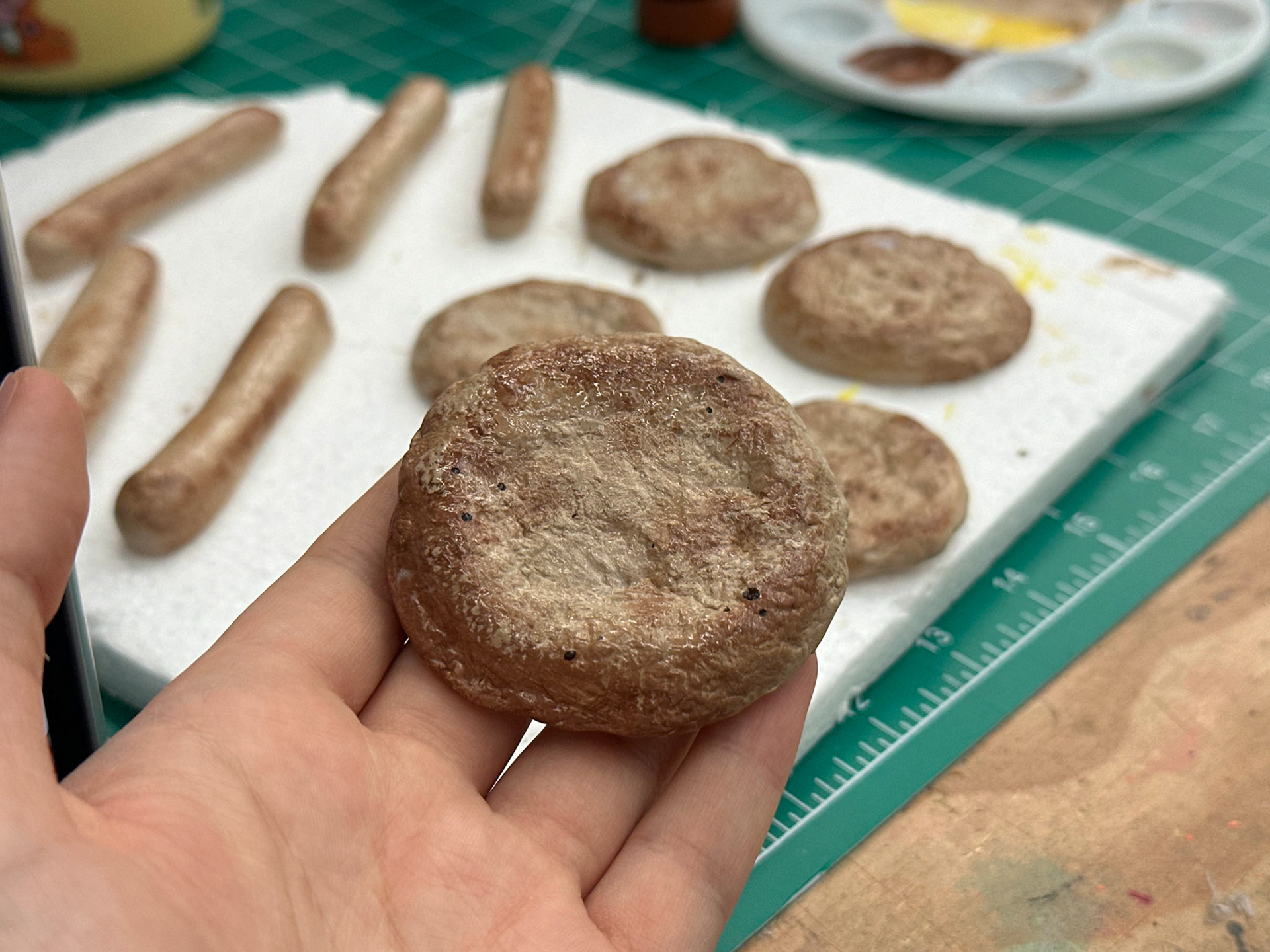 Fake sausage patties!