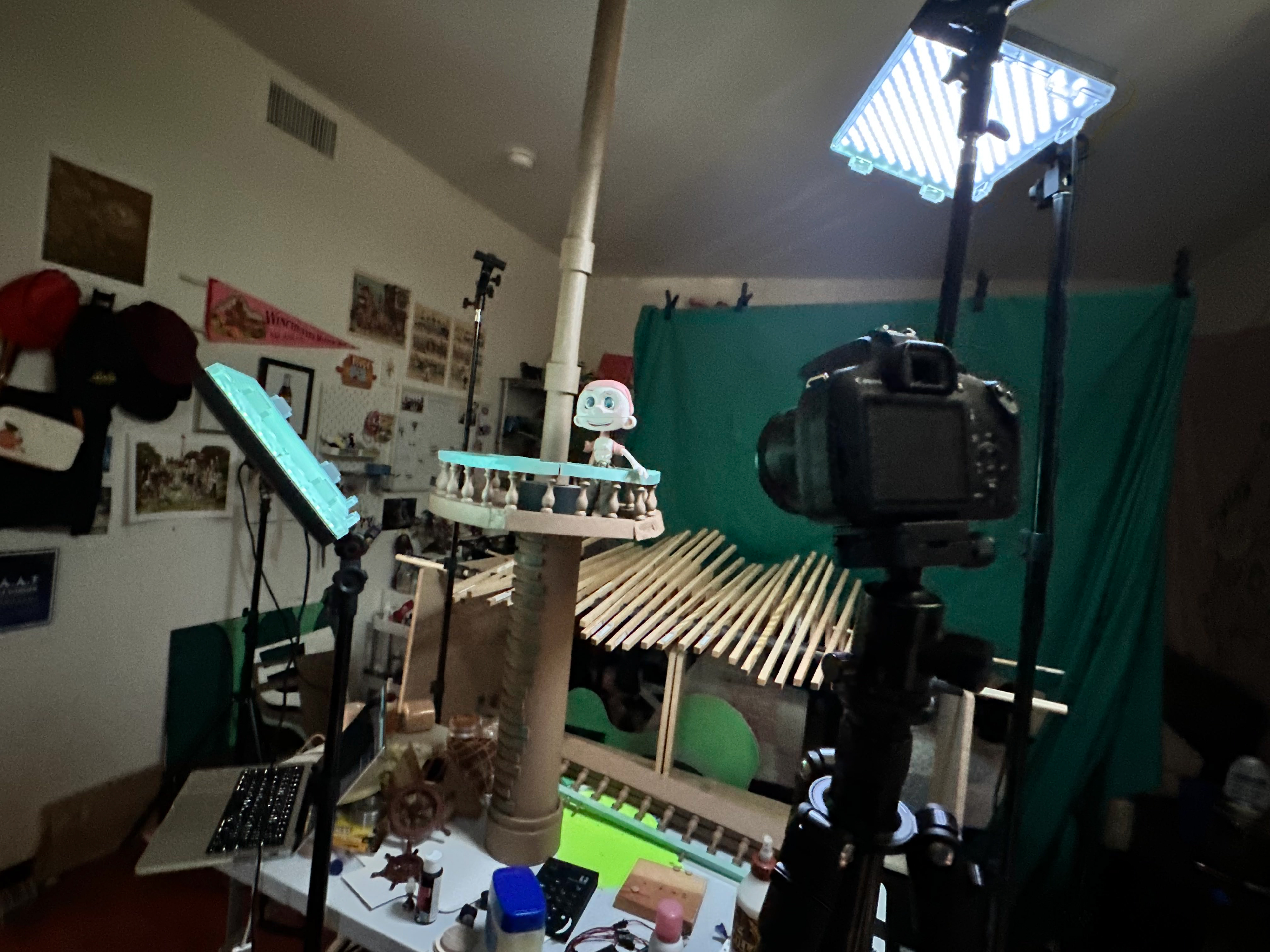 Miles on a mast shot setup