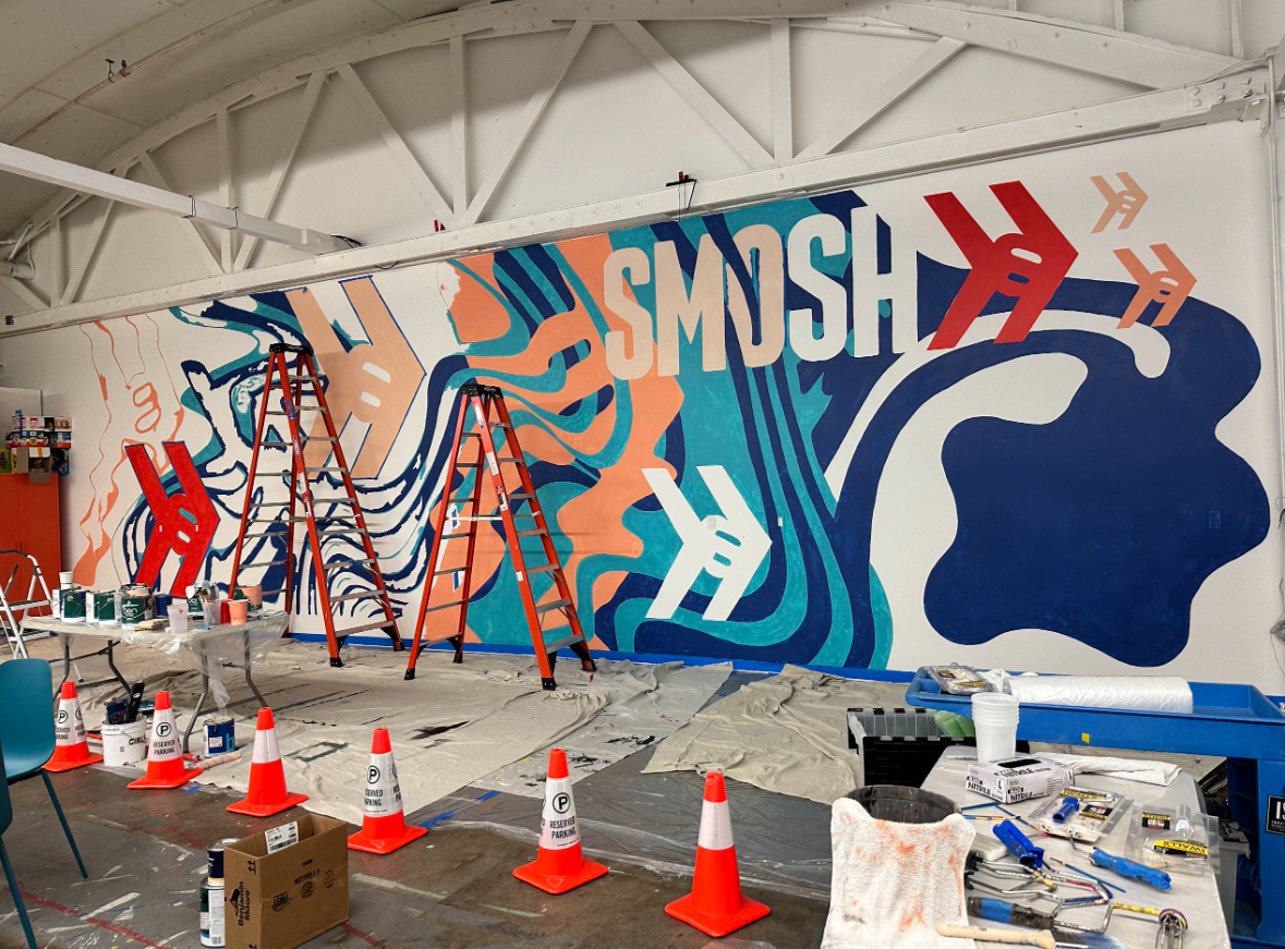 Mural Progress