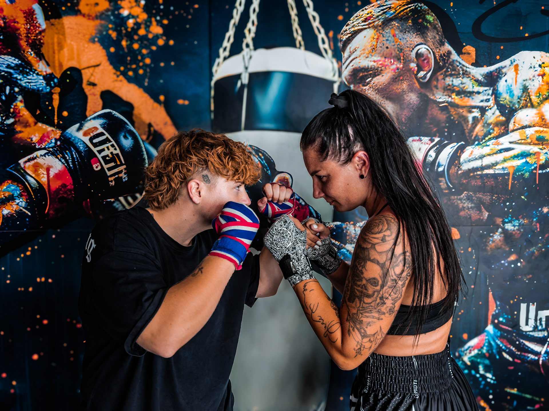 Alaskha M . & Dorine M.