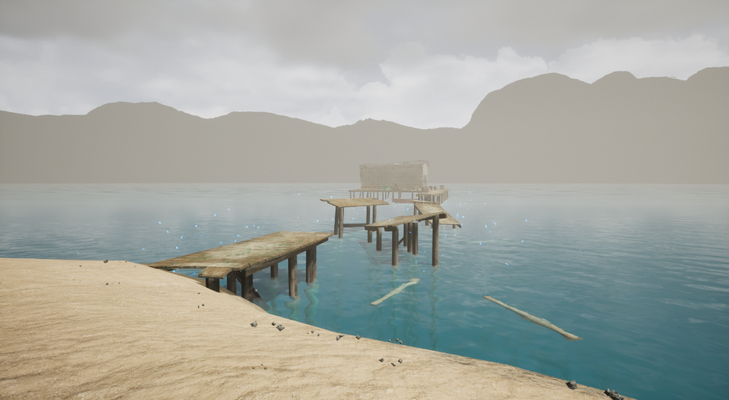 Broken dock