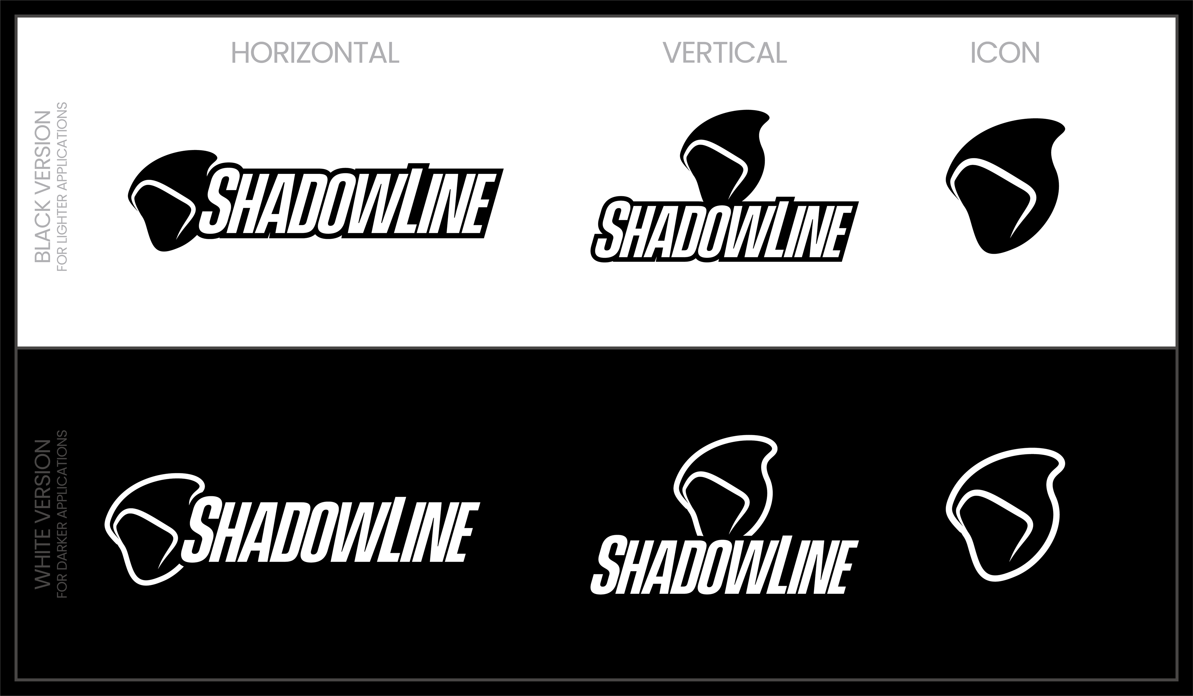Brand identity kit for an off-road accessories company featuring logo design, typography, color palette, and branding guidelines.