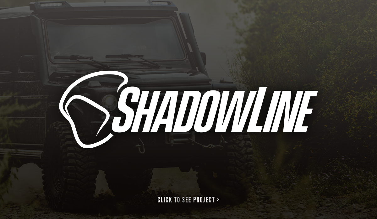 Custom logo and brand identity design for ShadowLine Off-Road Accessories