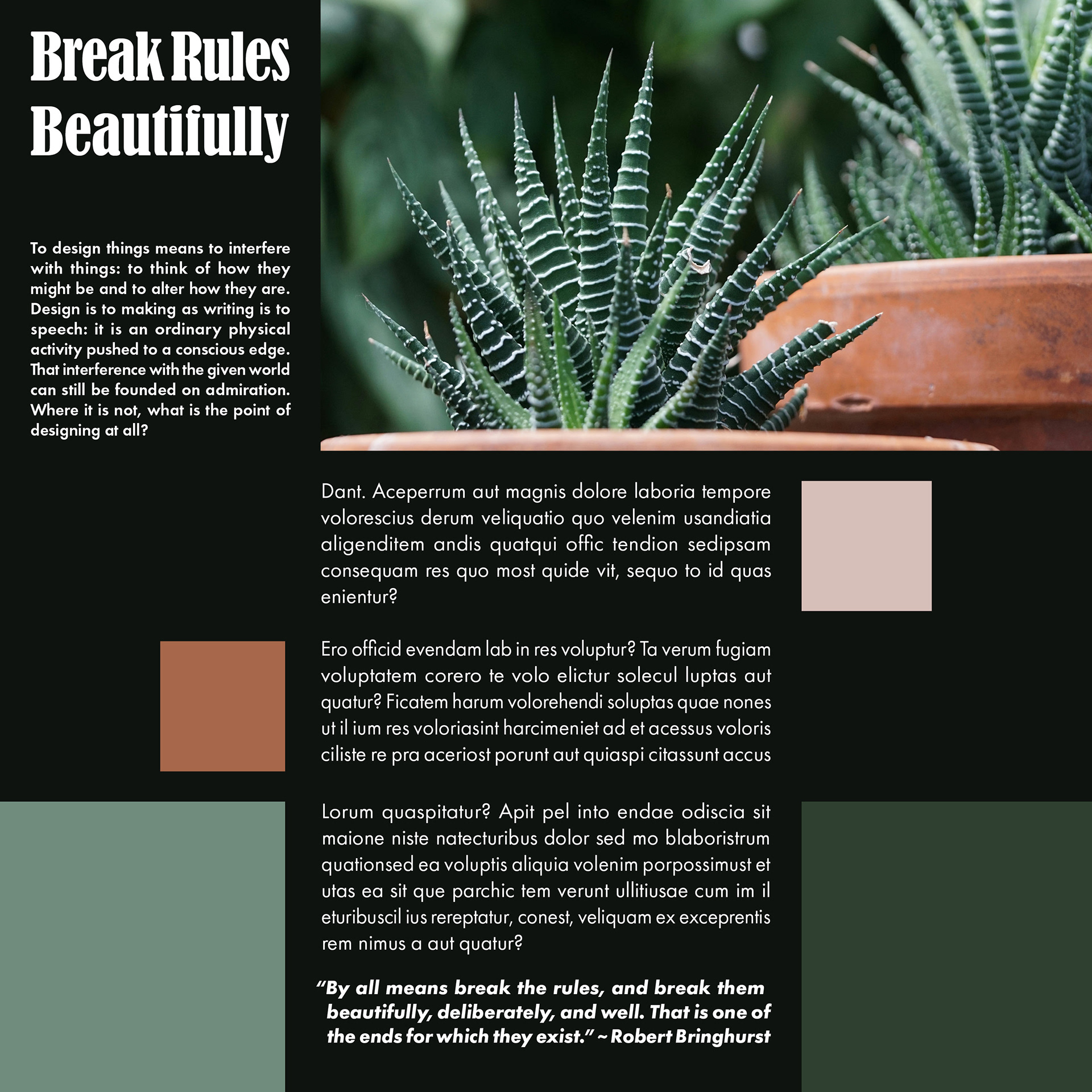 Typography Layout Design 3