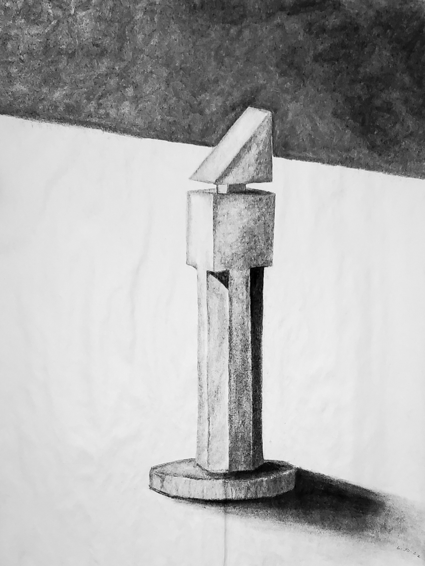 "Still Life 2" Charcoal on Newsprint