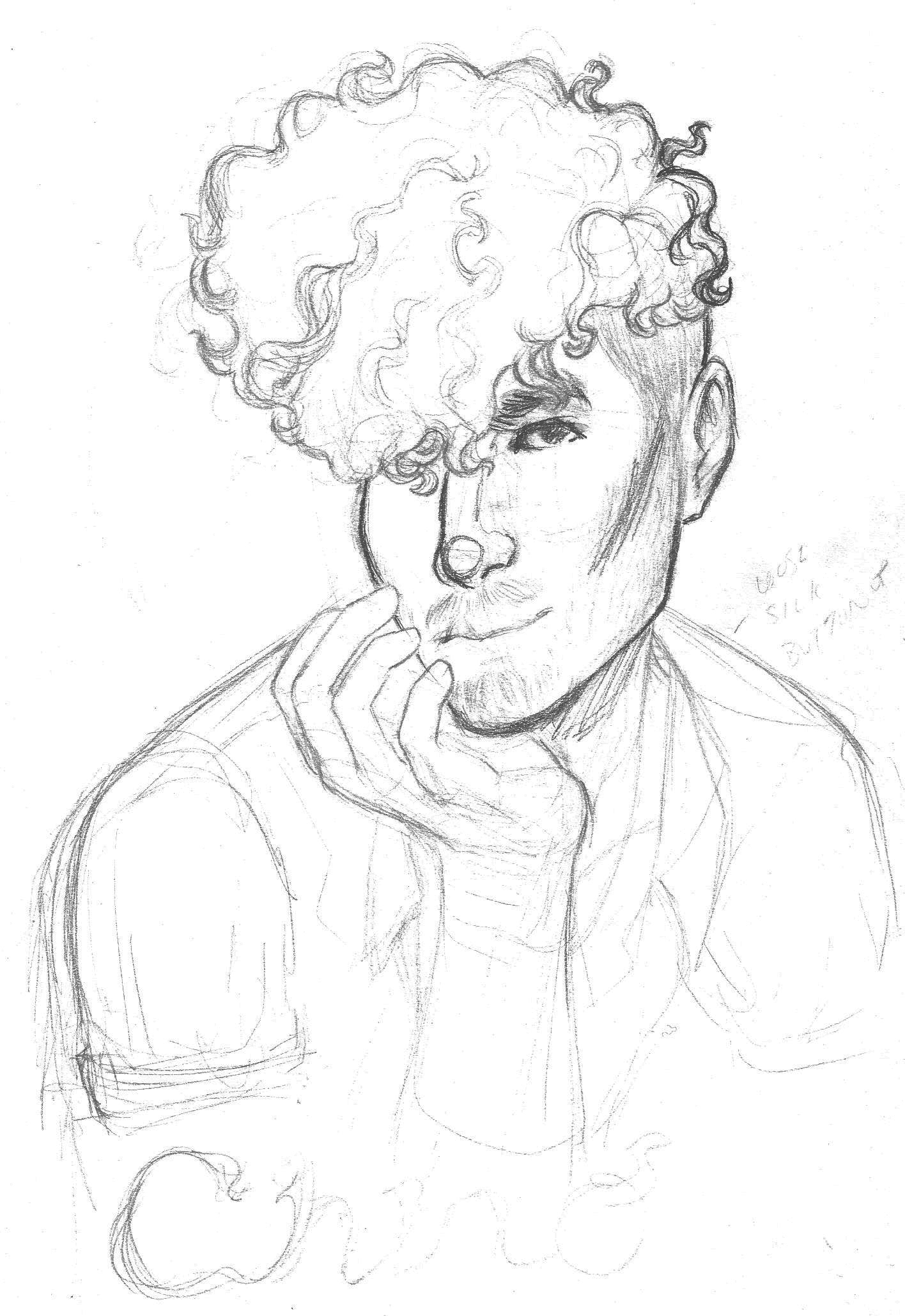 Hair Sketch 3- KVG