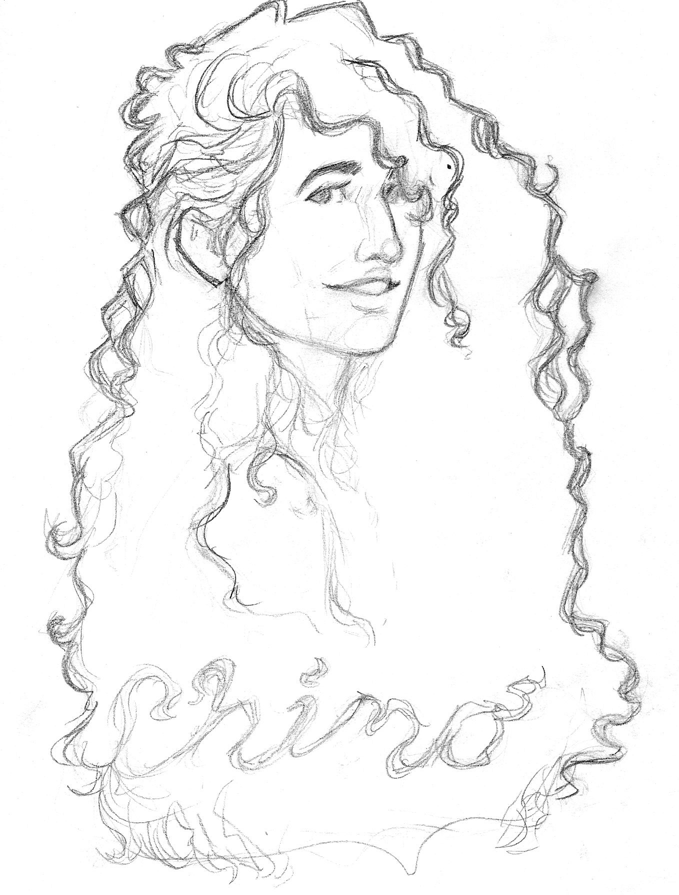 Hair Sketch 2- KVG