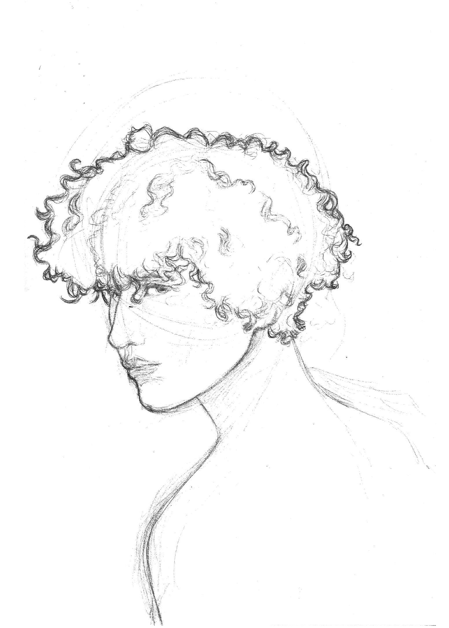Hair Sketch 2- KVG