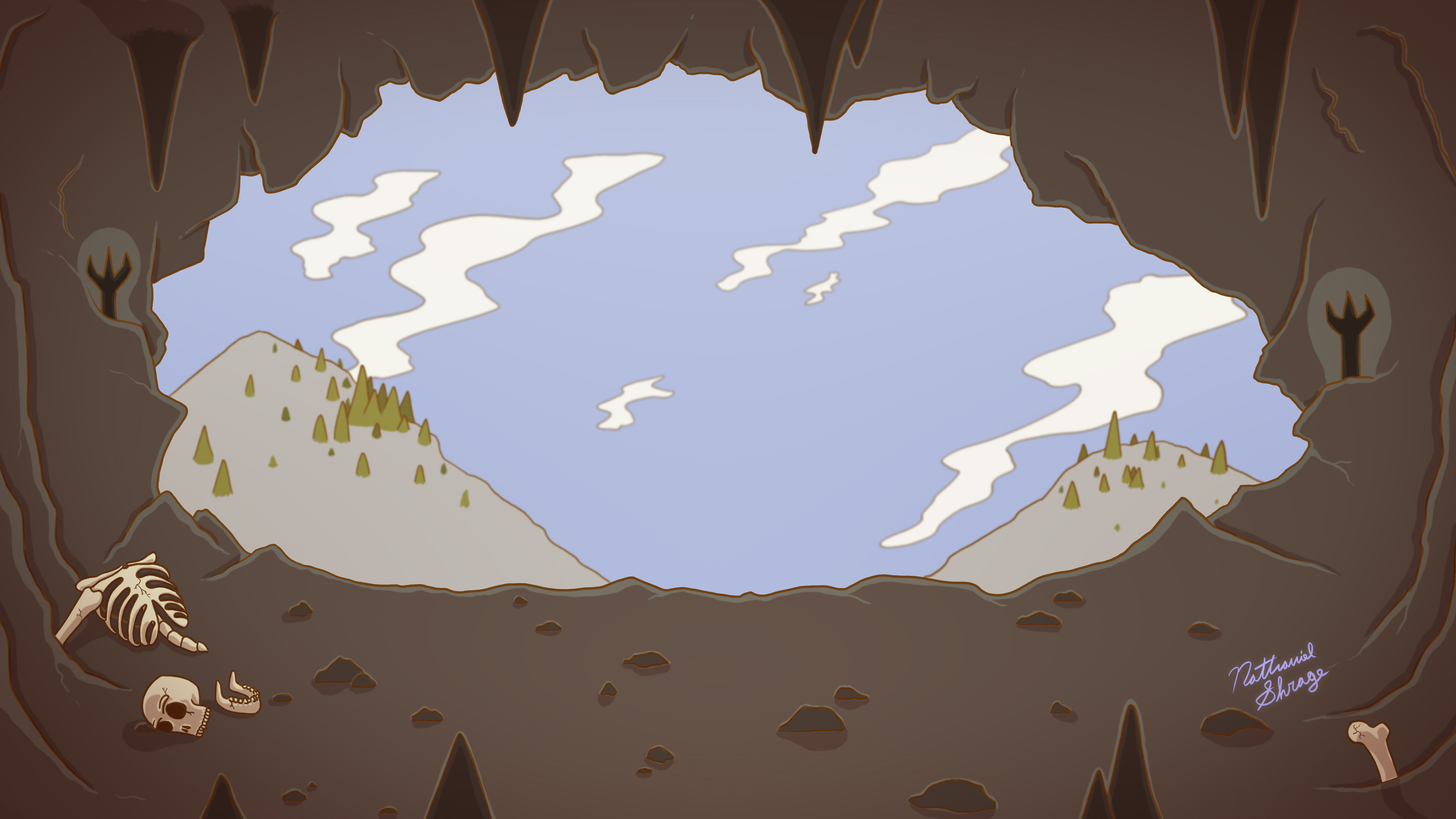 Background Art from "The Miss-Adventures of Molly & Sage"