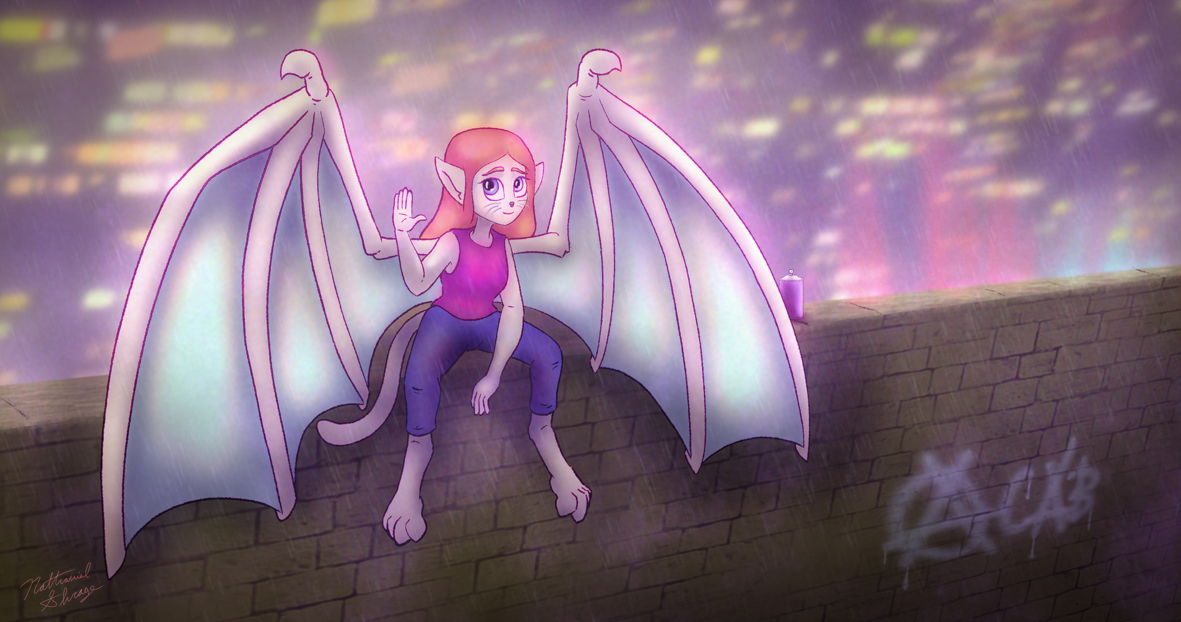 Rebel Catgirl Demon