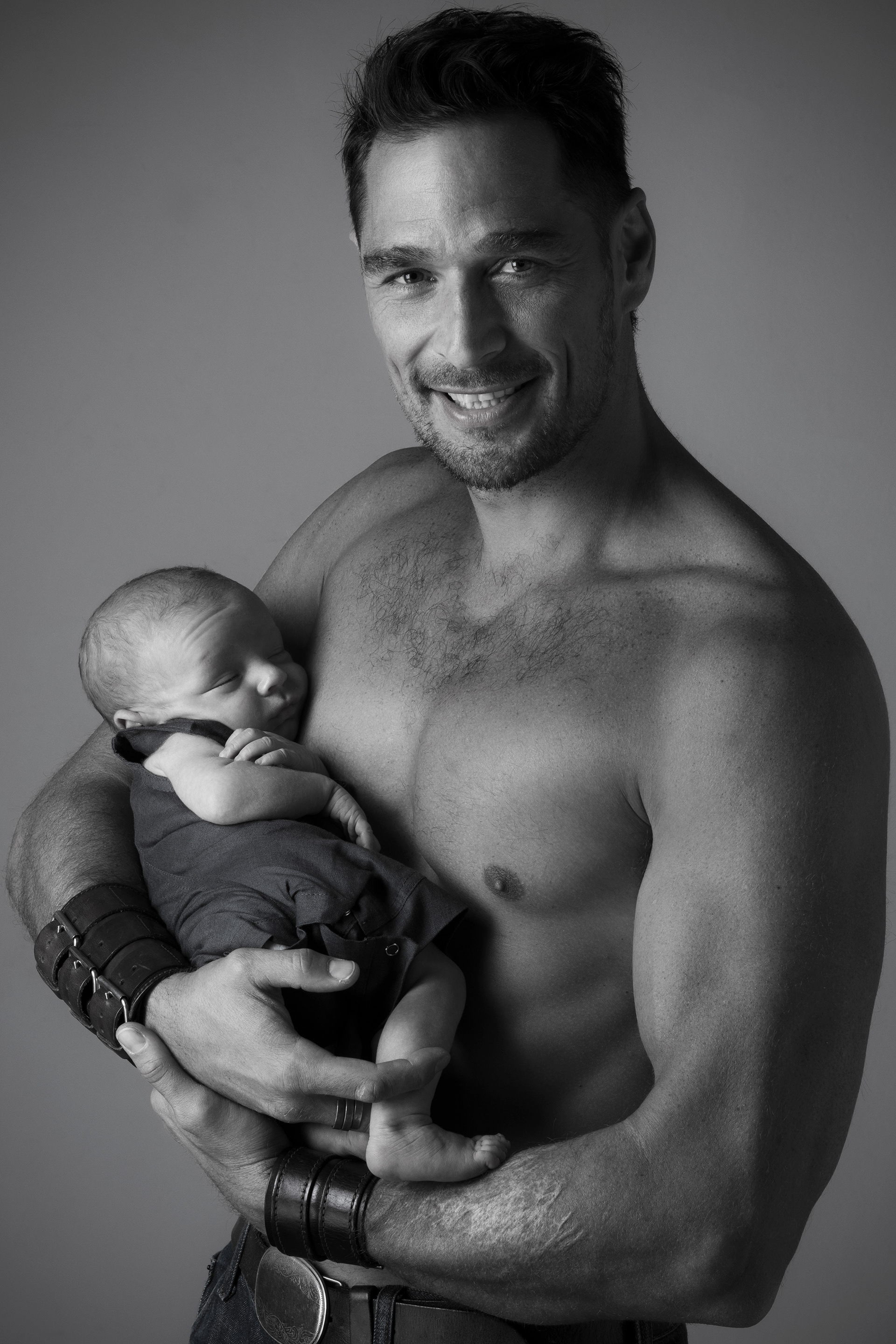 Paul Rothman TV Presenter & Baby Wolf