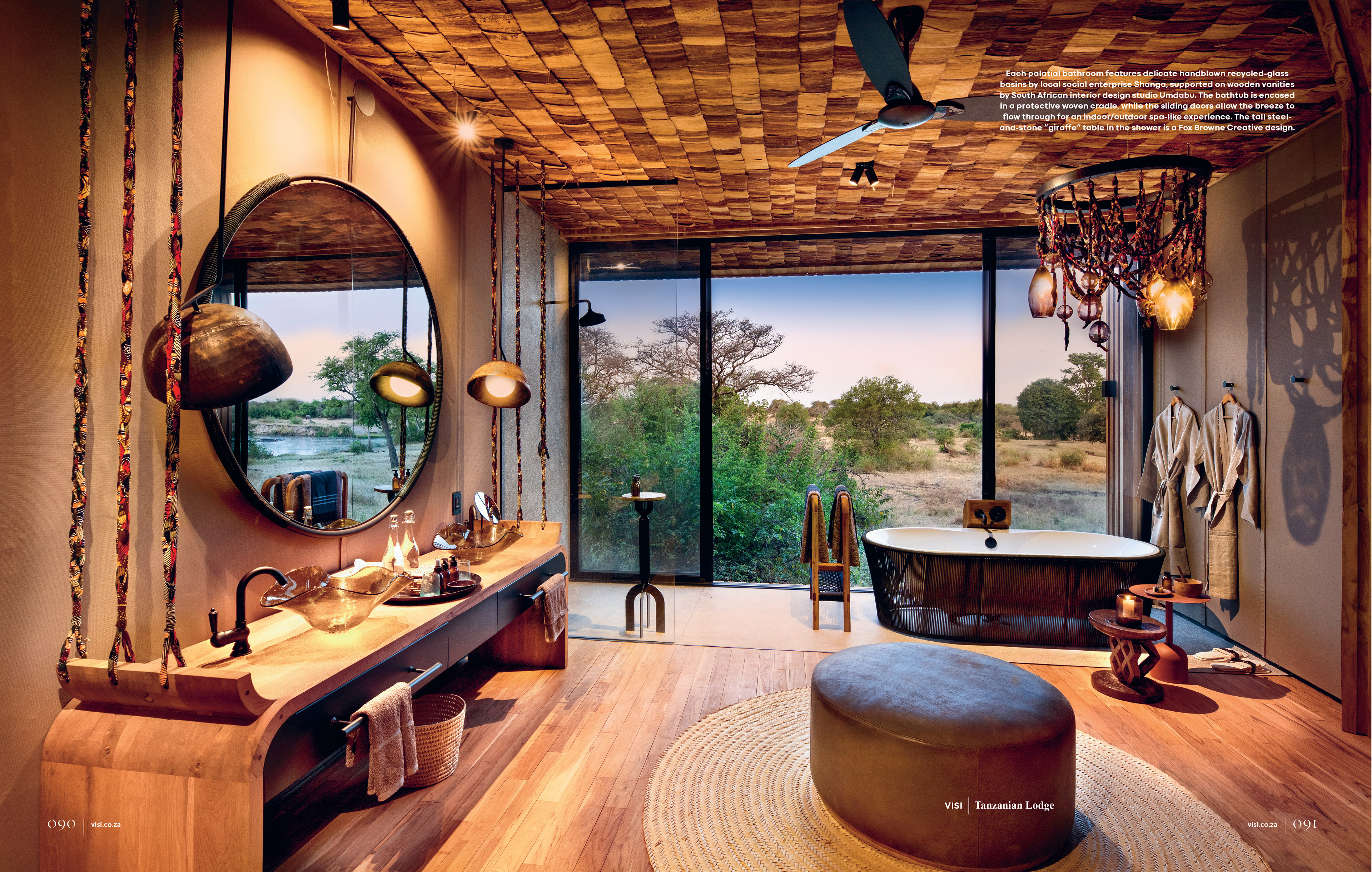 Visi Magazine Editorial Text 'Grumeti' Serengeti Camp Tanzania andBeyond