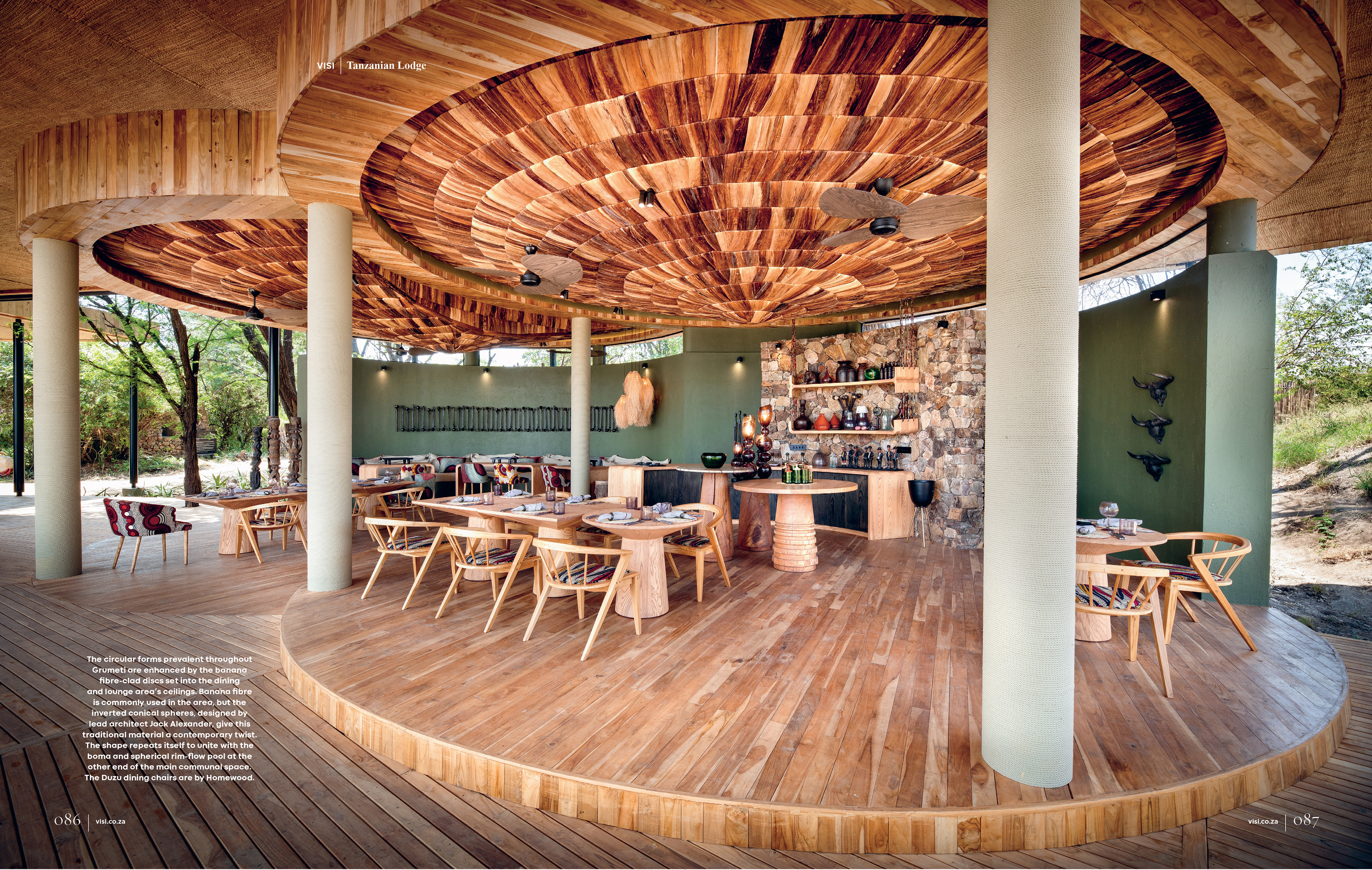 Visi Magazine Editorial Text 'Grumeti' Serengeti Camp Tanzania andBeyond