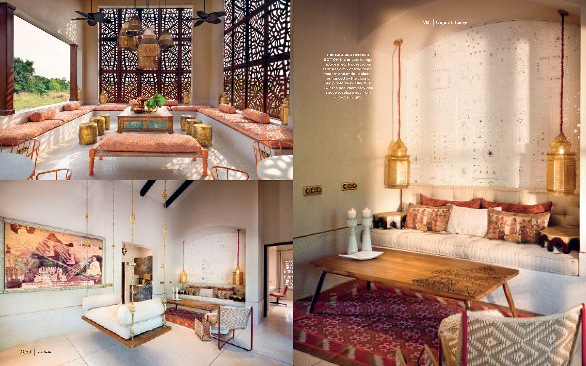 Aramness Gir National Park India'Visi Magazine' Text