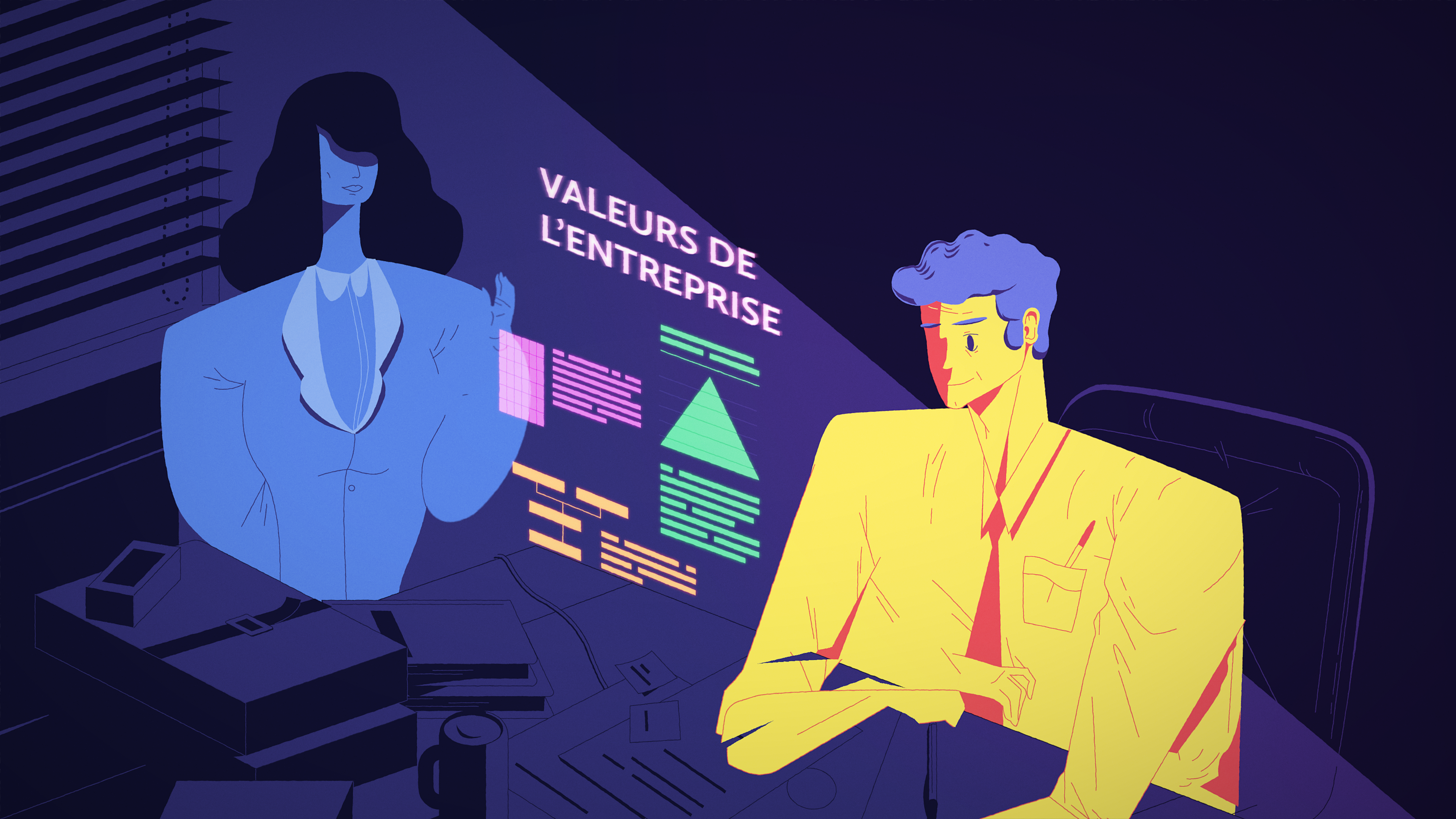 Illustration by Brice Boisset, Nantes based illustrator and motion designer, vector art.