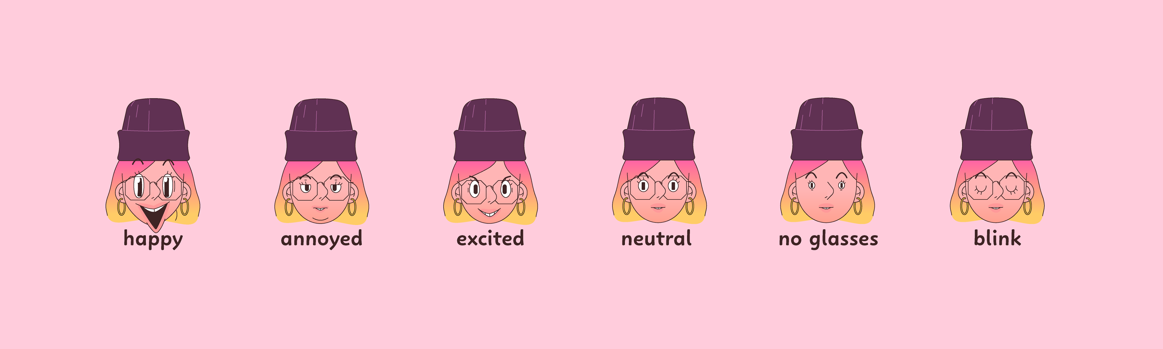 Character design by Brice Boisset, Nantes based illustrator and motion designer, vector art.