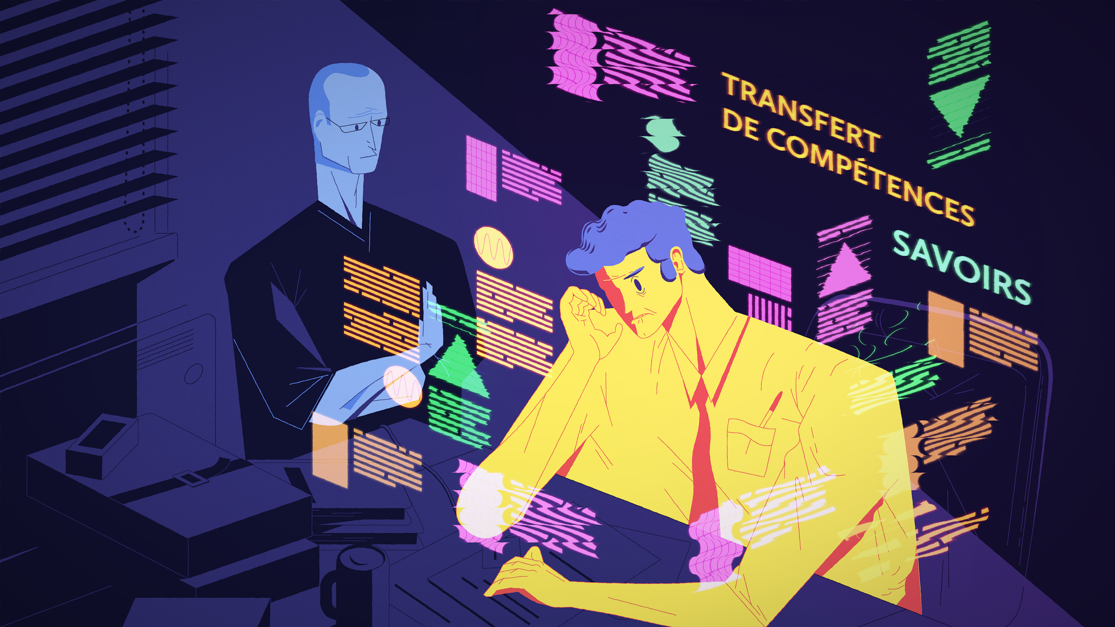 Illustration by Brice Boisset, Nantes based illustrator and motion designer, vector art.