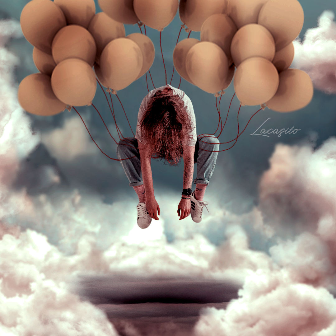 Por las nubes