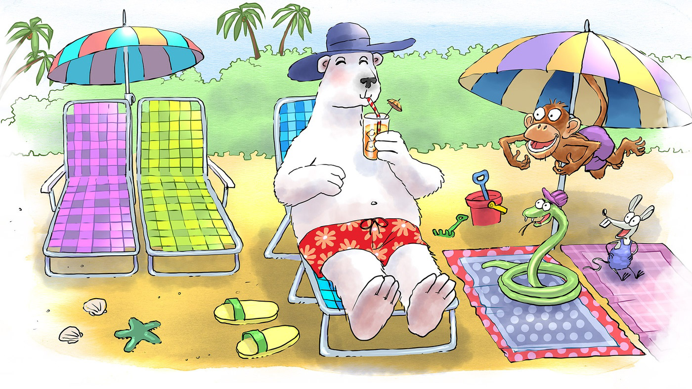 Les vacances de l'ours polaire impopulaire