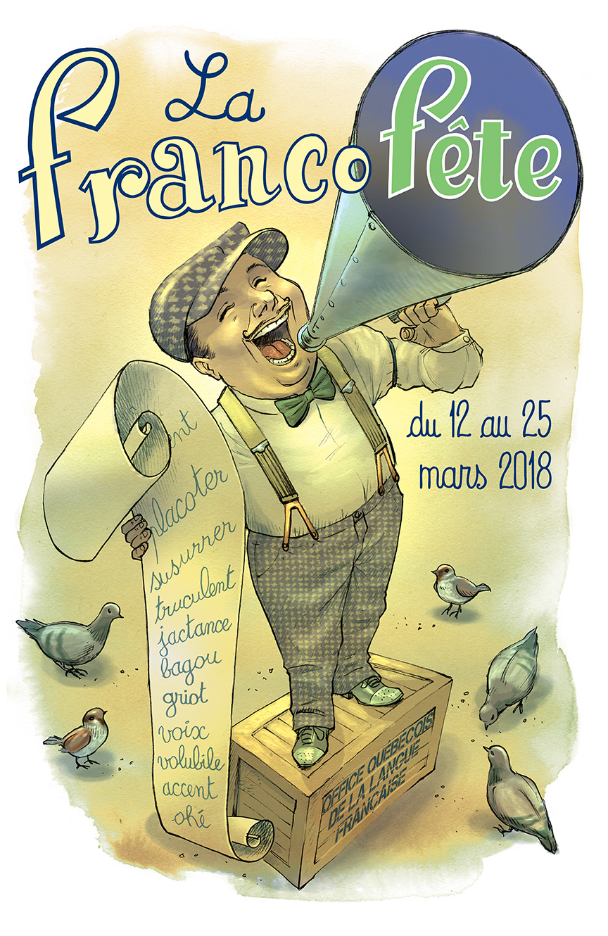 Affiche pour la Francofête 2018