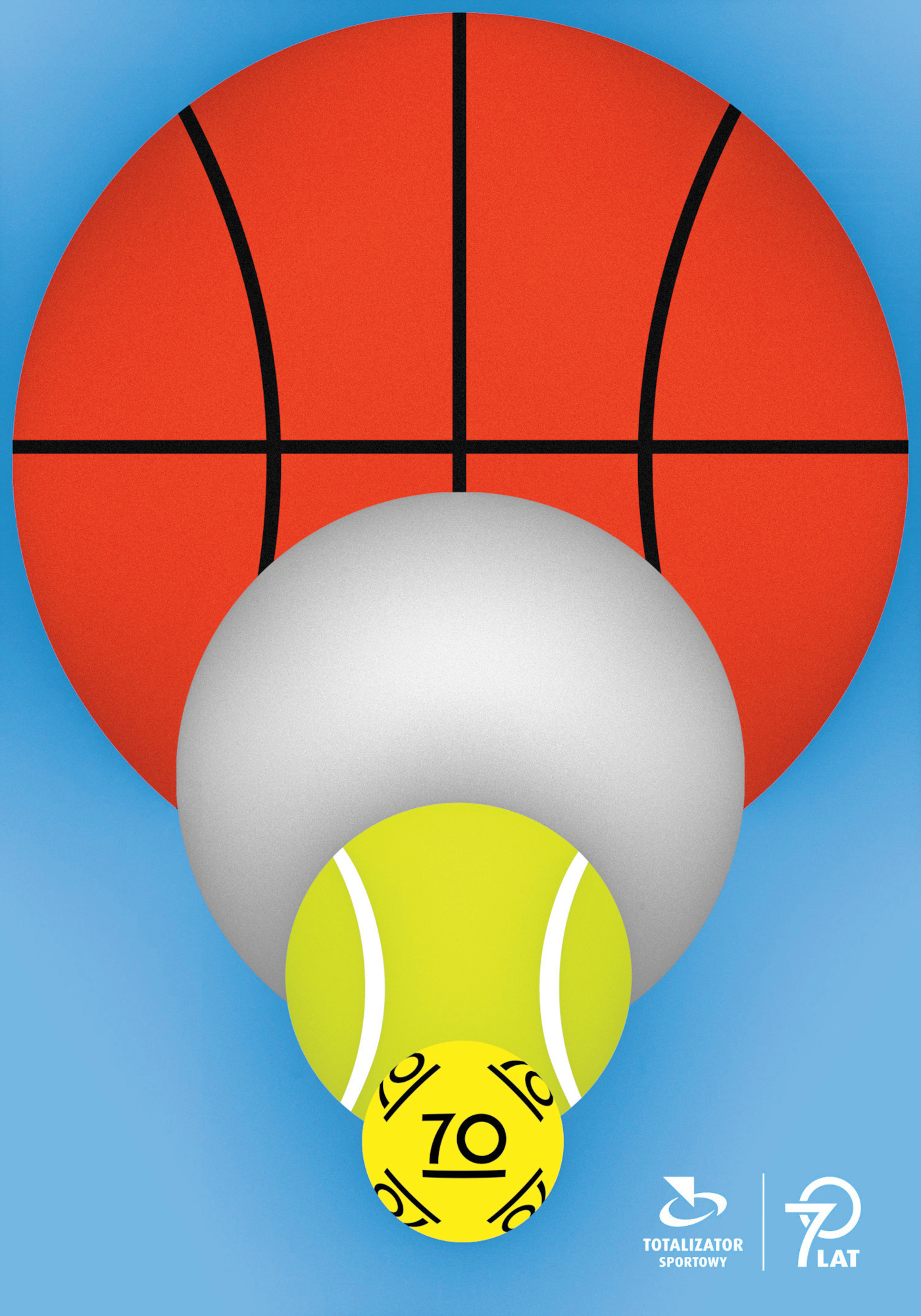 Konkurs na plakat z okazji Jubileuszu 70-lecia Totalizatora Sportowego