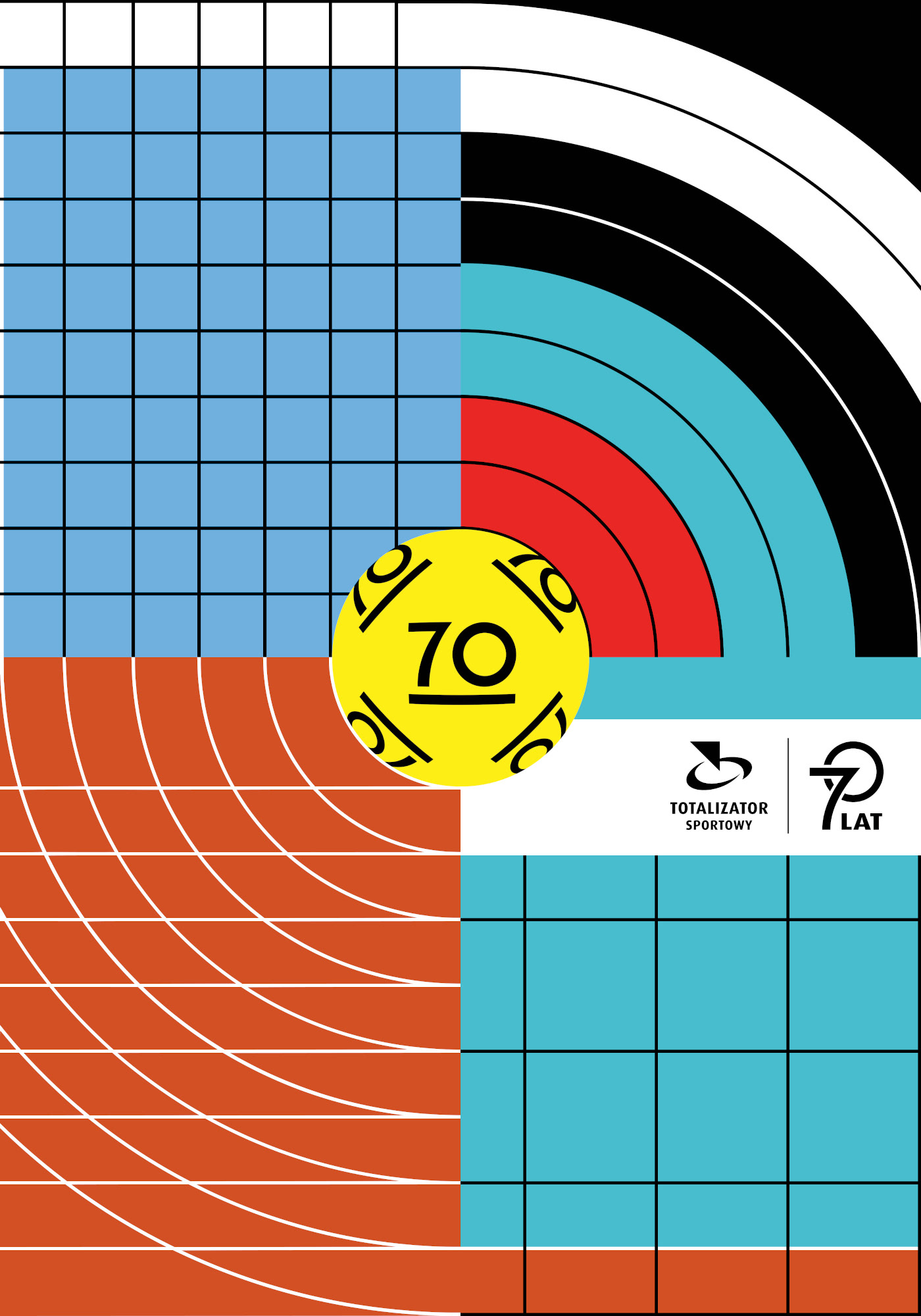 Konkurs na plakat z okazji Jubileuszu 70-lecia Totalizatora Sportowego