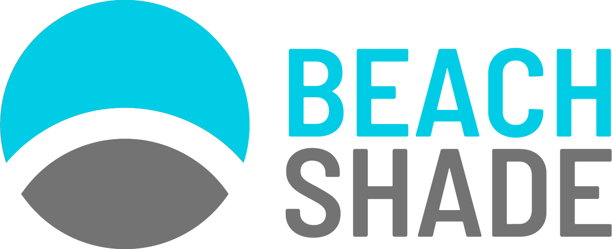 Final logo icon and logotype for Beach Shade
