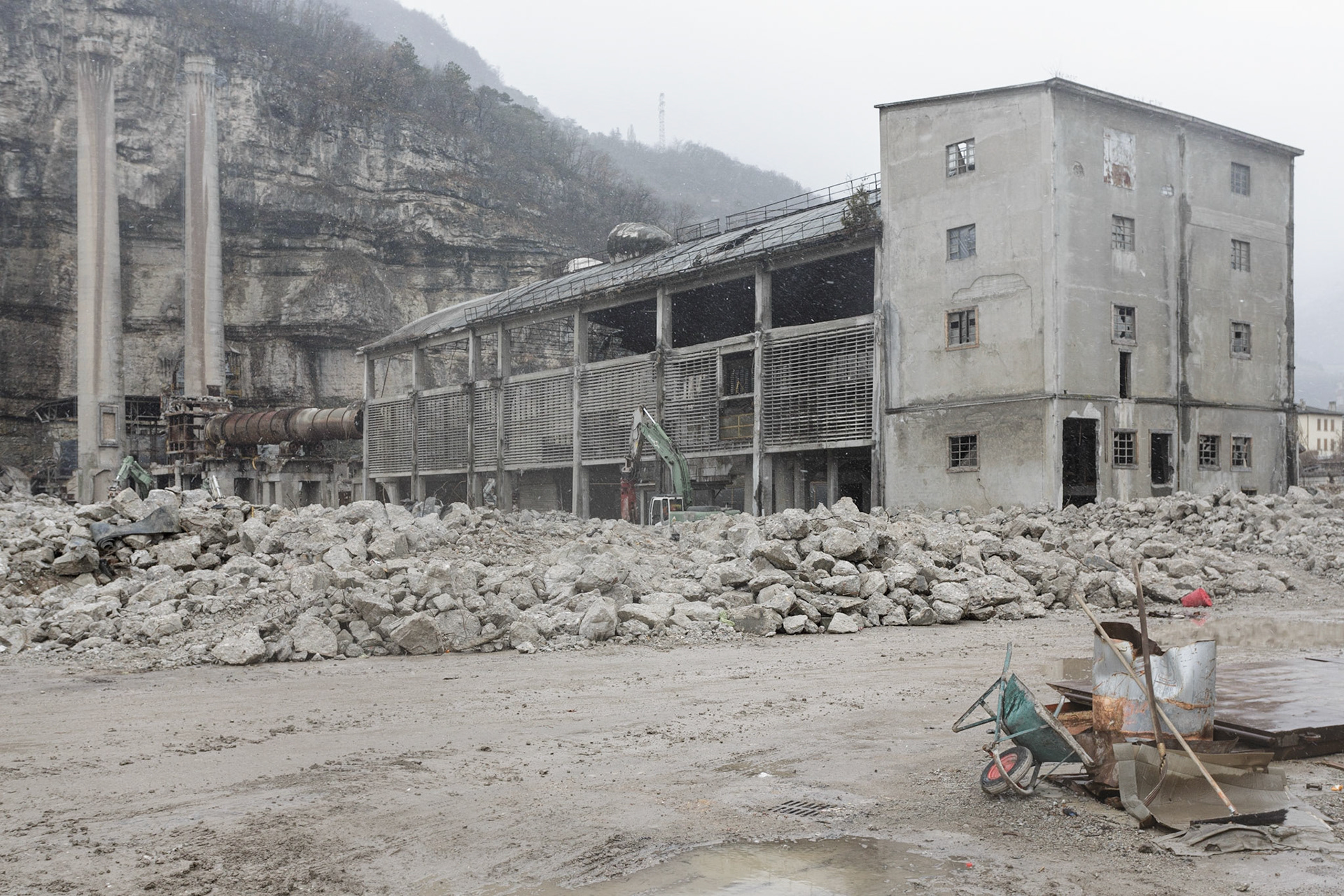 Clinker Motel, 2013. La demolizione.