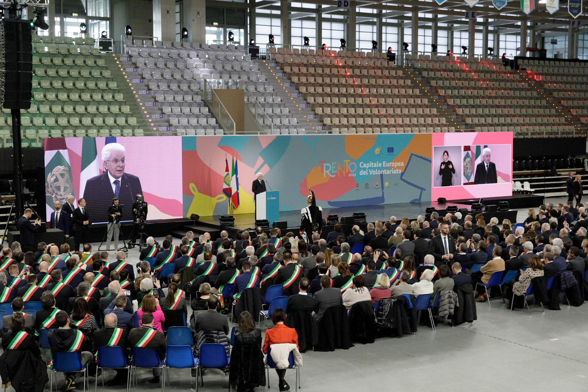 Trento capitale del volontariato, 4 febbraio 2024.