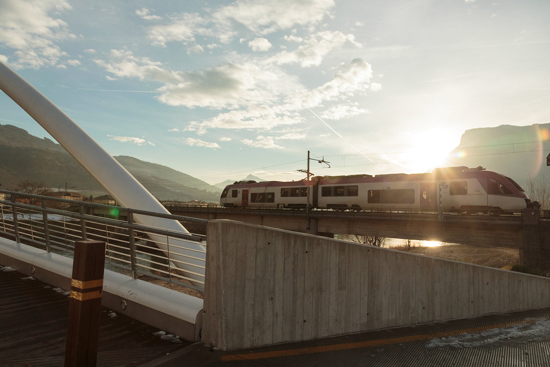 A Nord di Trento A Sud di Bolzano, linea Trento-Malé