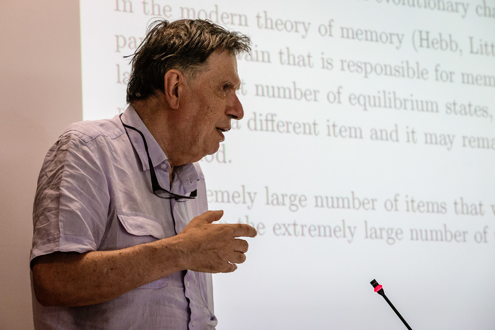 29 giugno, Povo, Conferenza prof. Giorgio Parisi.