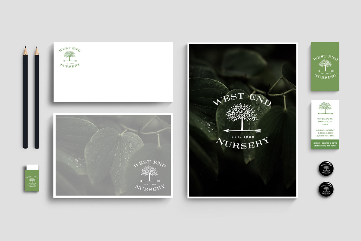 West End Nursery stationary