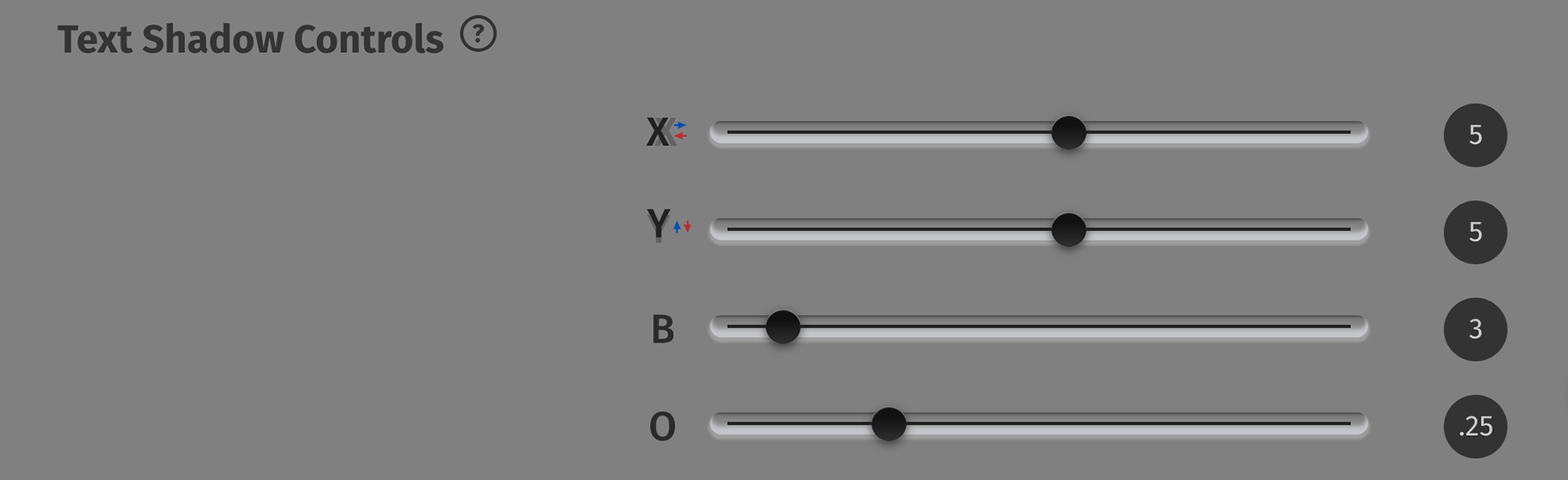 text-shadow v1